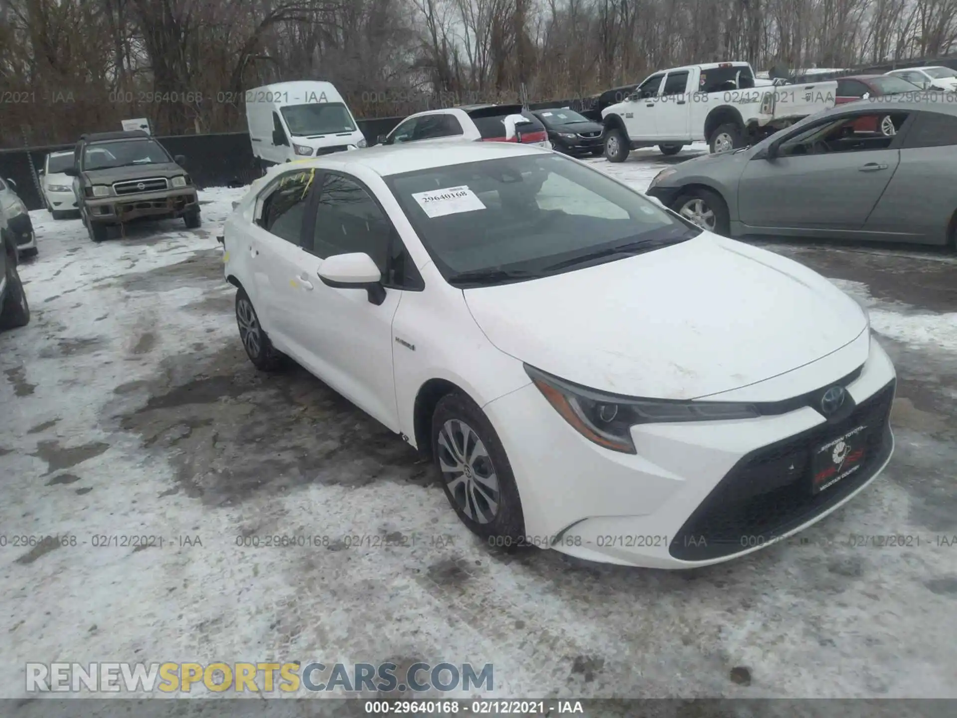 1 Photograph of a damaged car JTDEAMDEXMJ003732 TOYOTA COROLLA 2021