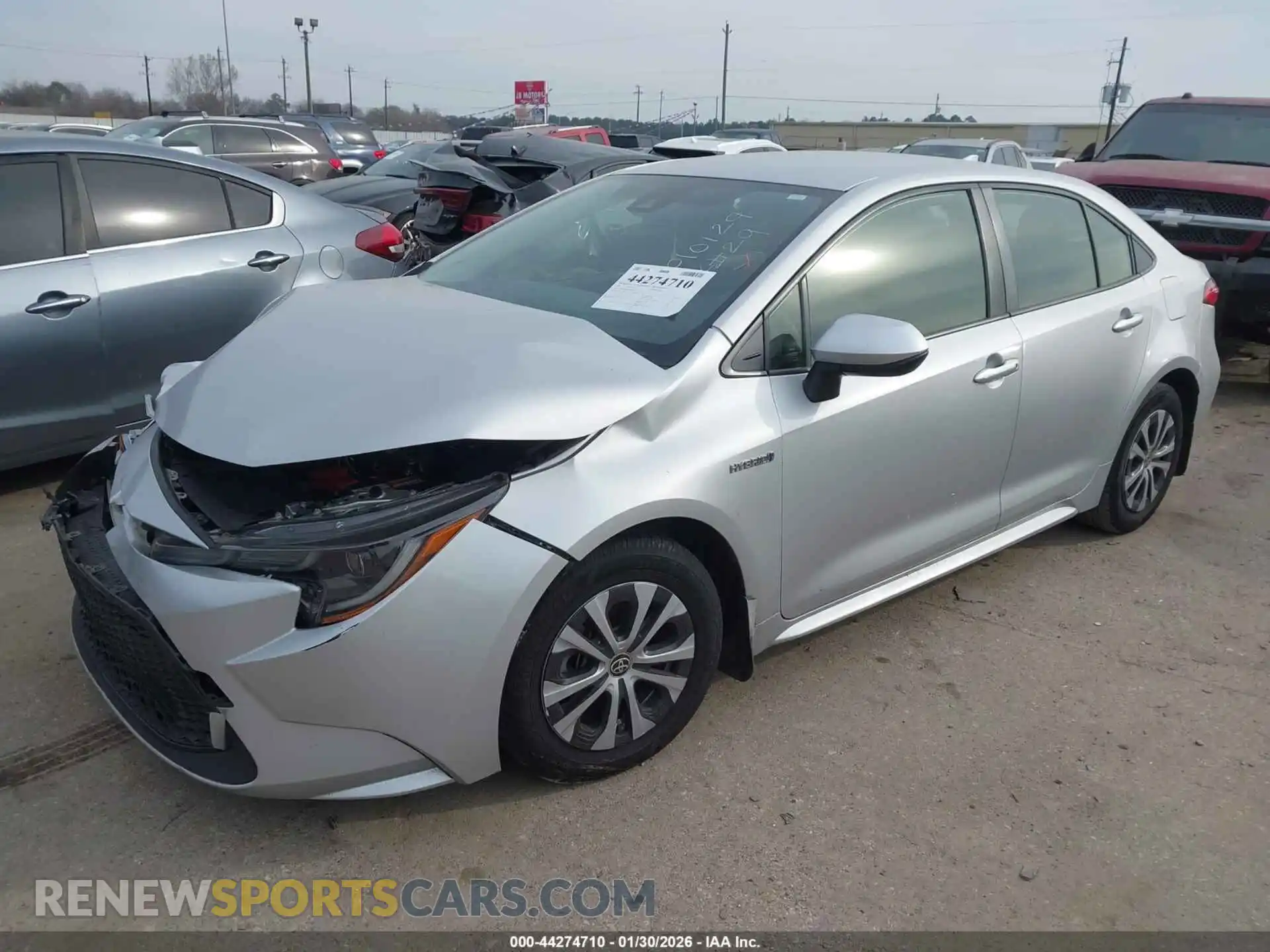 2 Photograph of a damaged car JTDEAMDEXMJ004461 TOYOTA COROLLA 2021