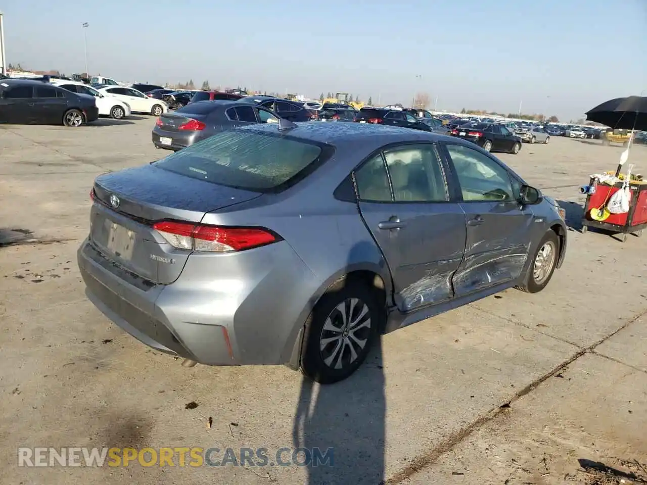 3 Photograph of a damaged car JTDEAMDEXMJ005769 TOYOTA COROLLA 2021