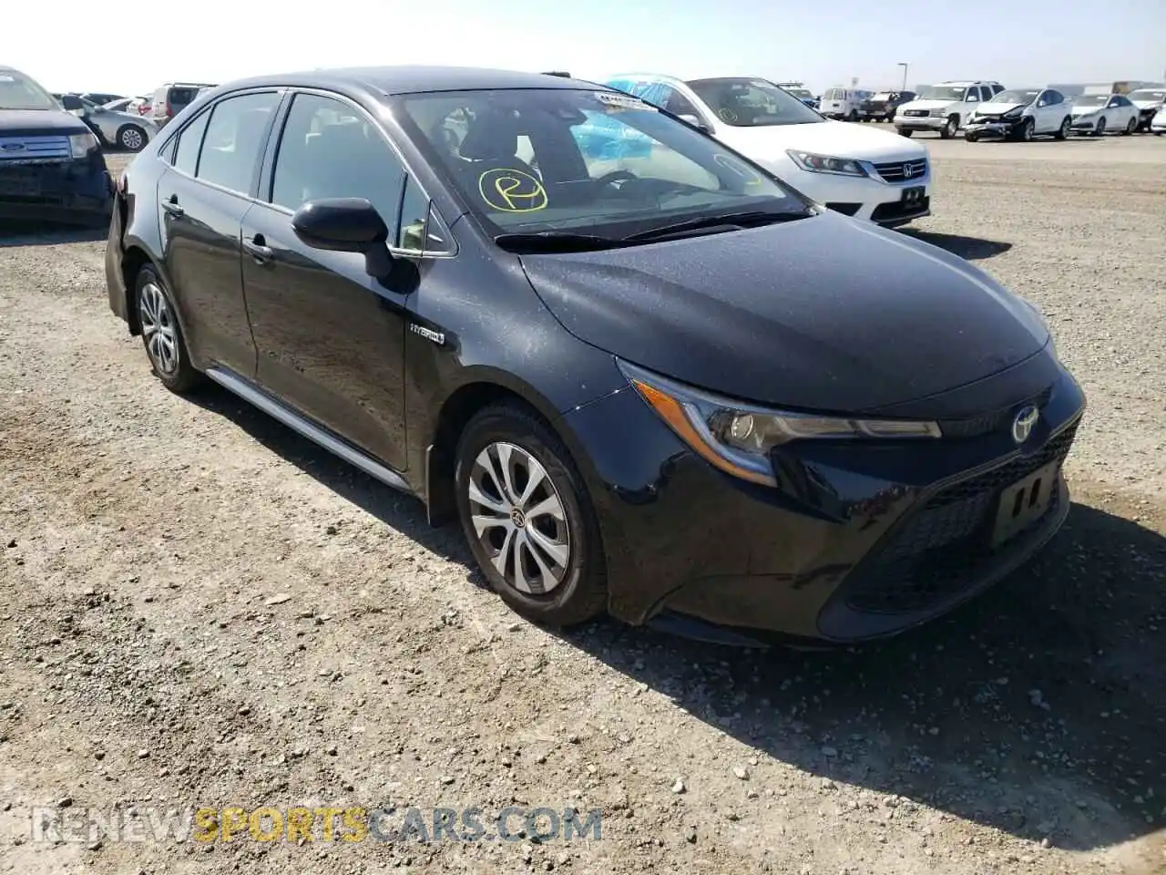 1 Photograph of a damaged car JTDEAMDEXMJ007523 TOYOTA COROLLA 2021