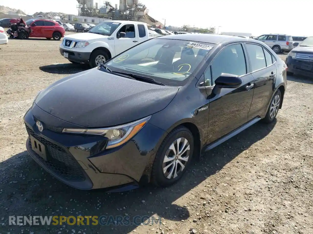 2 Photograph of a damaged car JTDEAMDEXMJ007523 TOYOTA COROLLA 2021