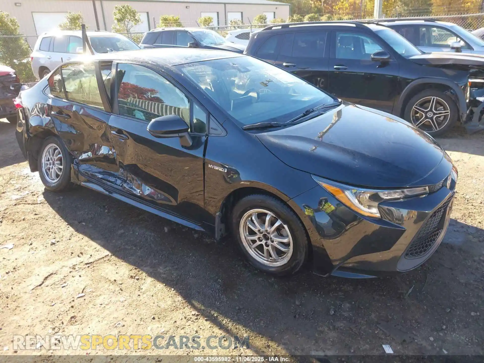 1 Photograph of a damaged car JTDEAMDEXMJ009742 TOYOTA COROLLA 2021
