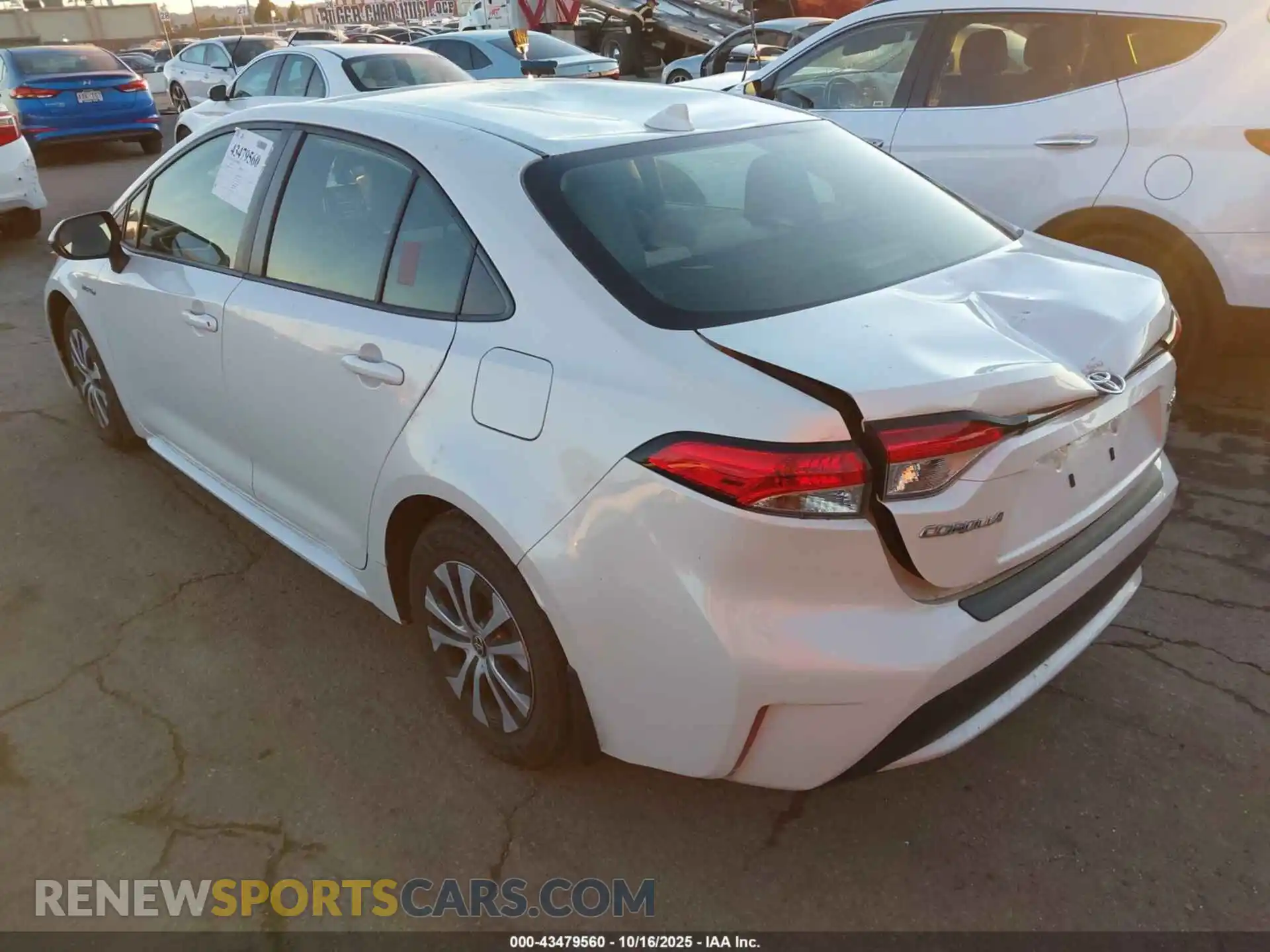 3 Photograph of a damaged car JTDEAMDEXMJ011782 TOYOTA COROLLA 2021