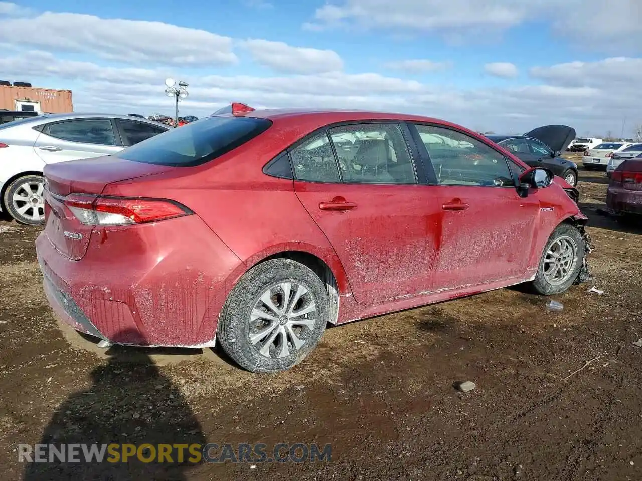 3 Photograph of a damaged car JTDEAMDEXMJ012575 TOYOTA COROLLA 2021