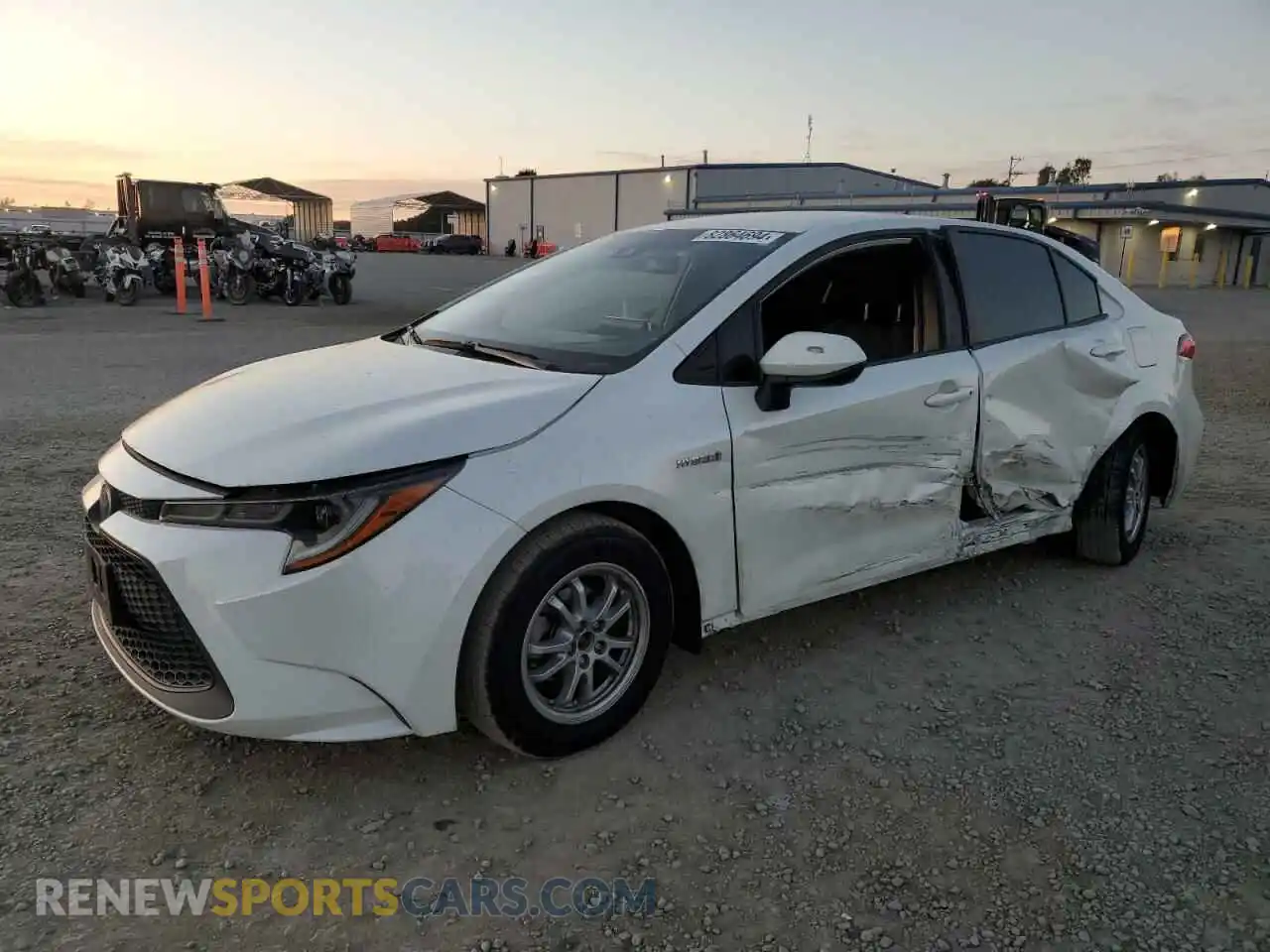 1 Photograph of a damaged car JTDEAMDEXMJ014097 TOYOTA COROLLA 2021