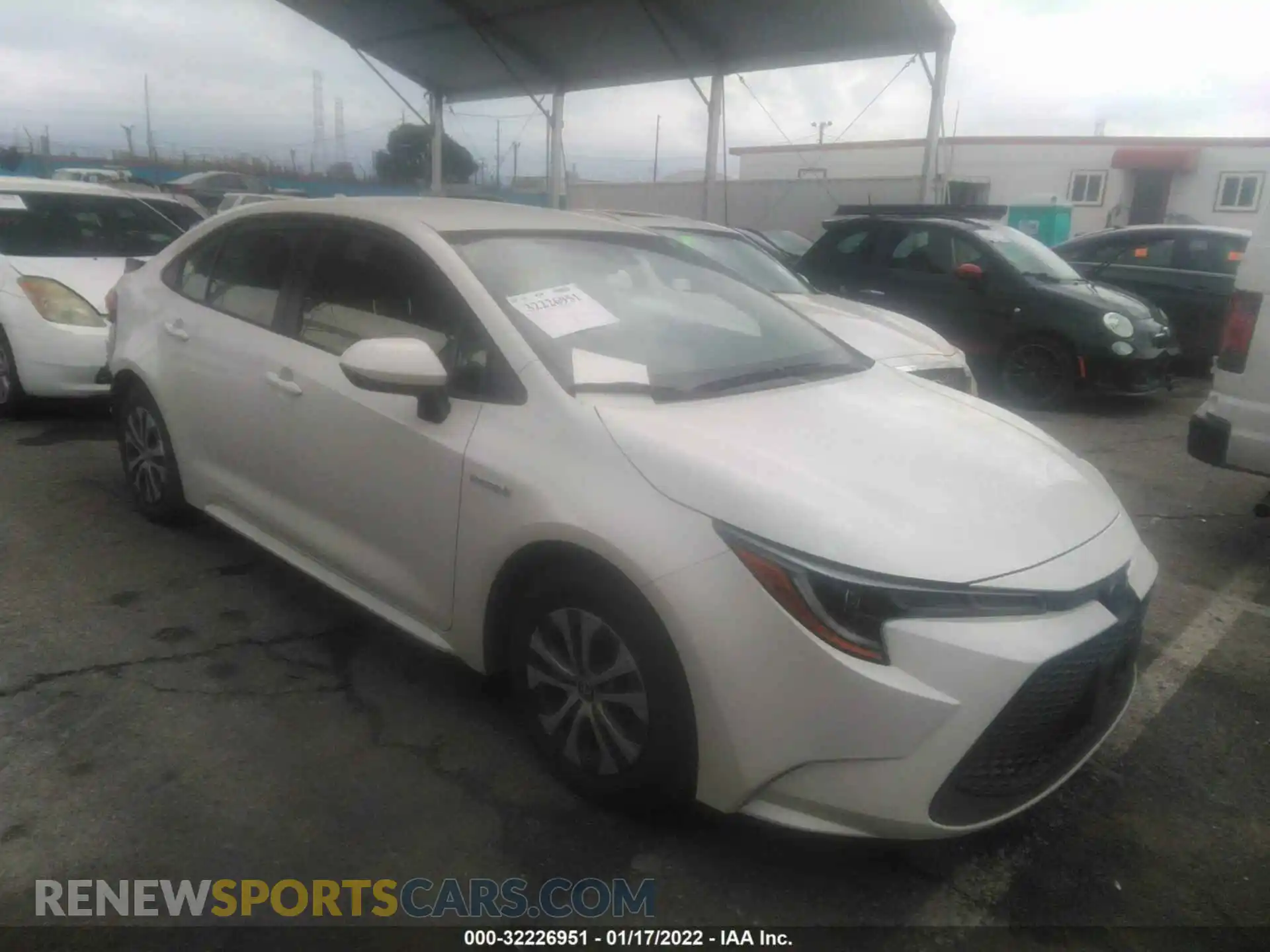 1 Photograph of a damaged car JTDEAMDEXMJ014200 TOYOTA COROLLA 2021