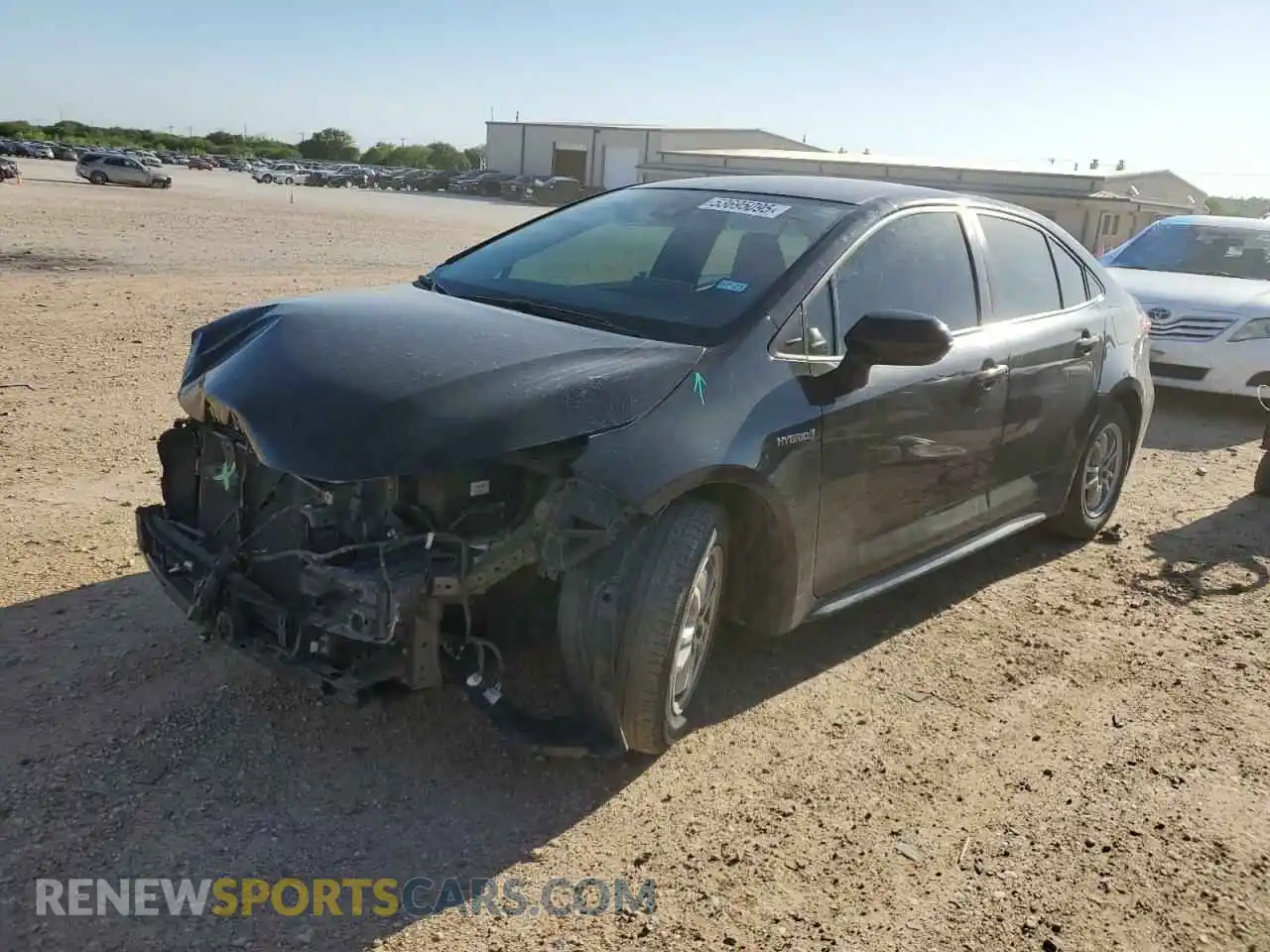 1 Photograph of a damaged car JTDEAMDEXMJ014729 TOYOTA COROLLA 2021