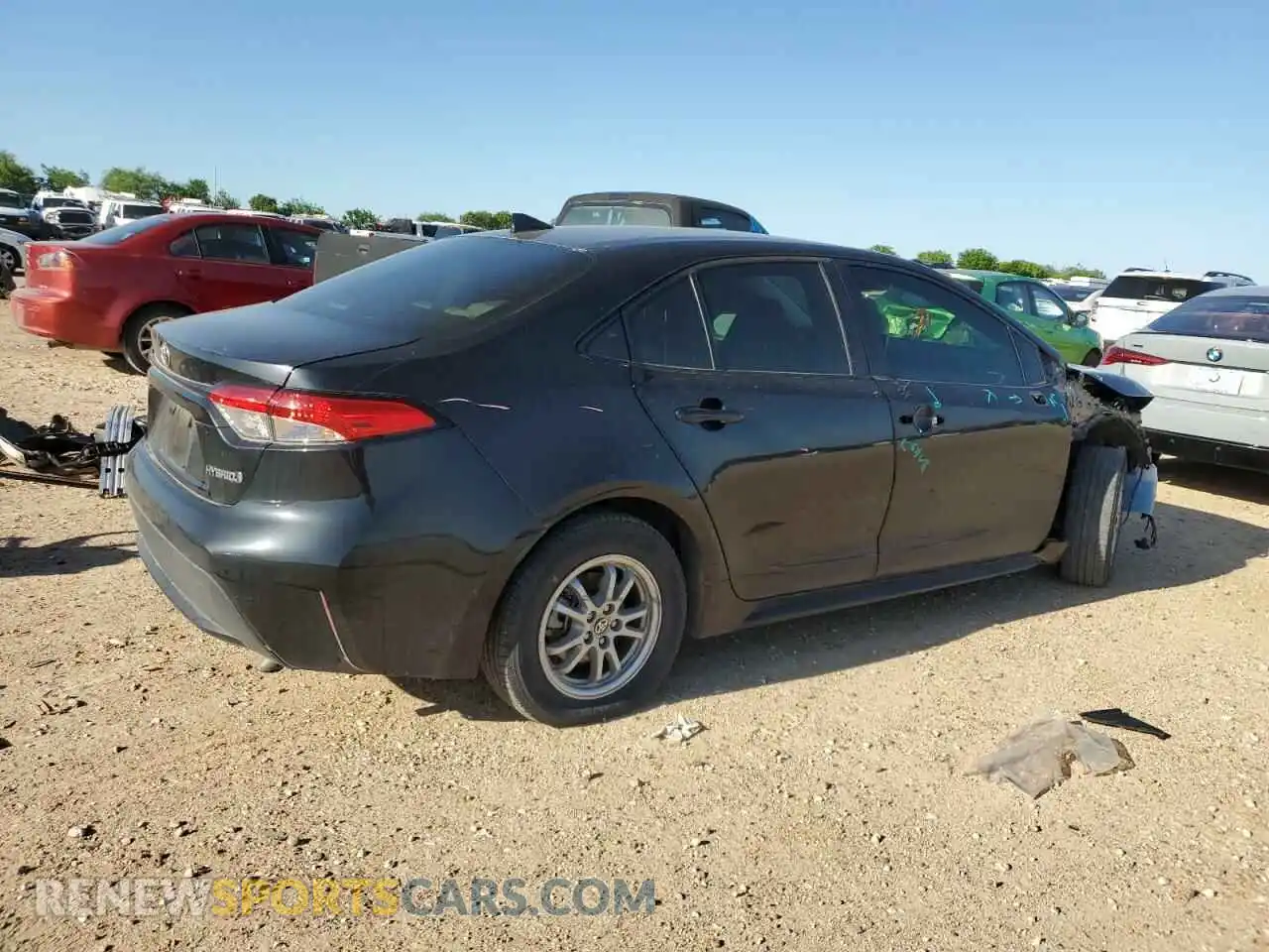 3 Photograph of a damaged car JTDEAMDEXMJ014729 TOYOTA COROLLA 2021