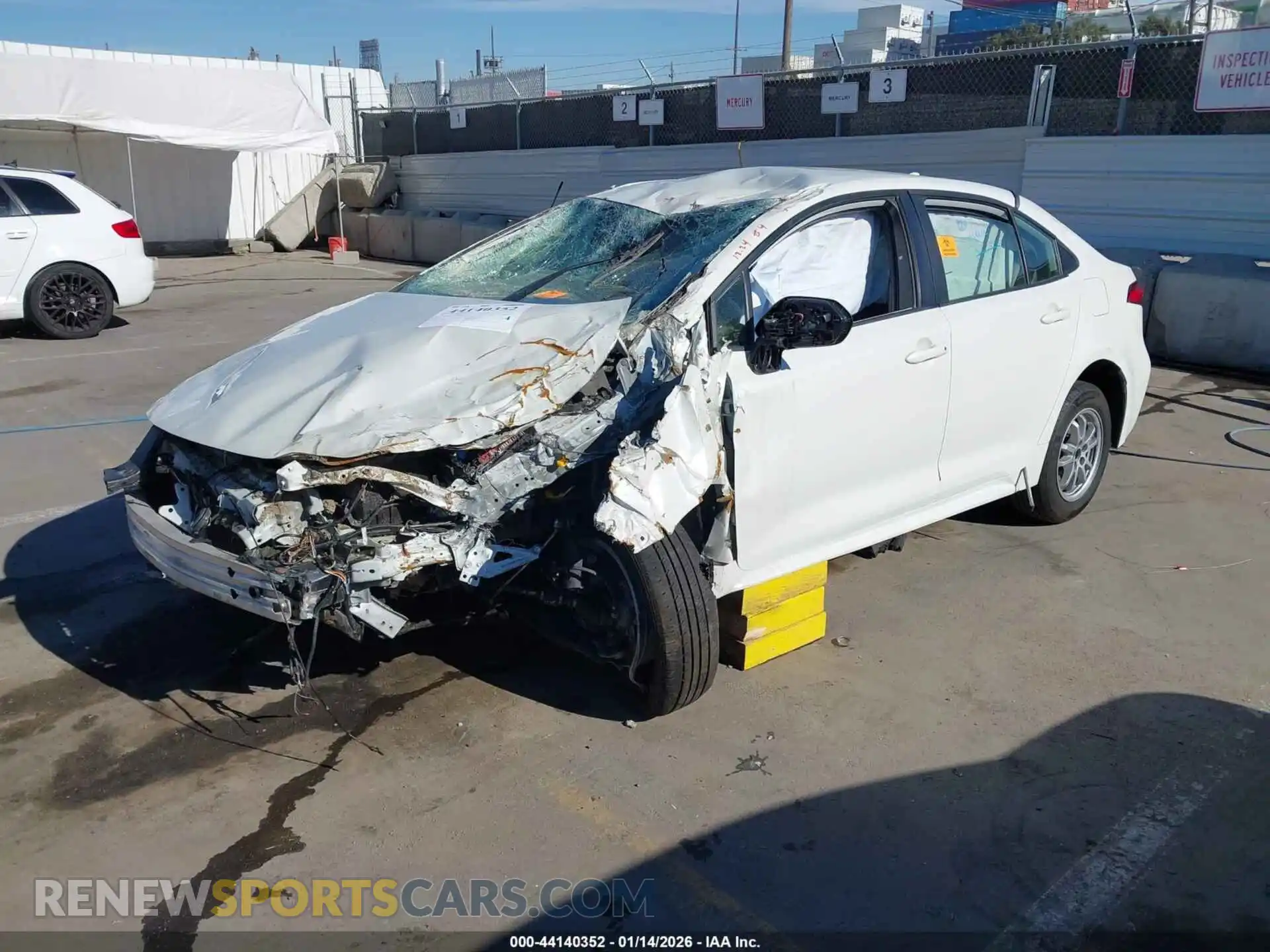 2 Photograph of a damaged car JTDEAMDEXMJ014780 TOYOTA COROLLA 2021