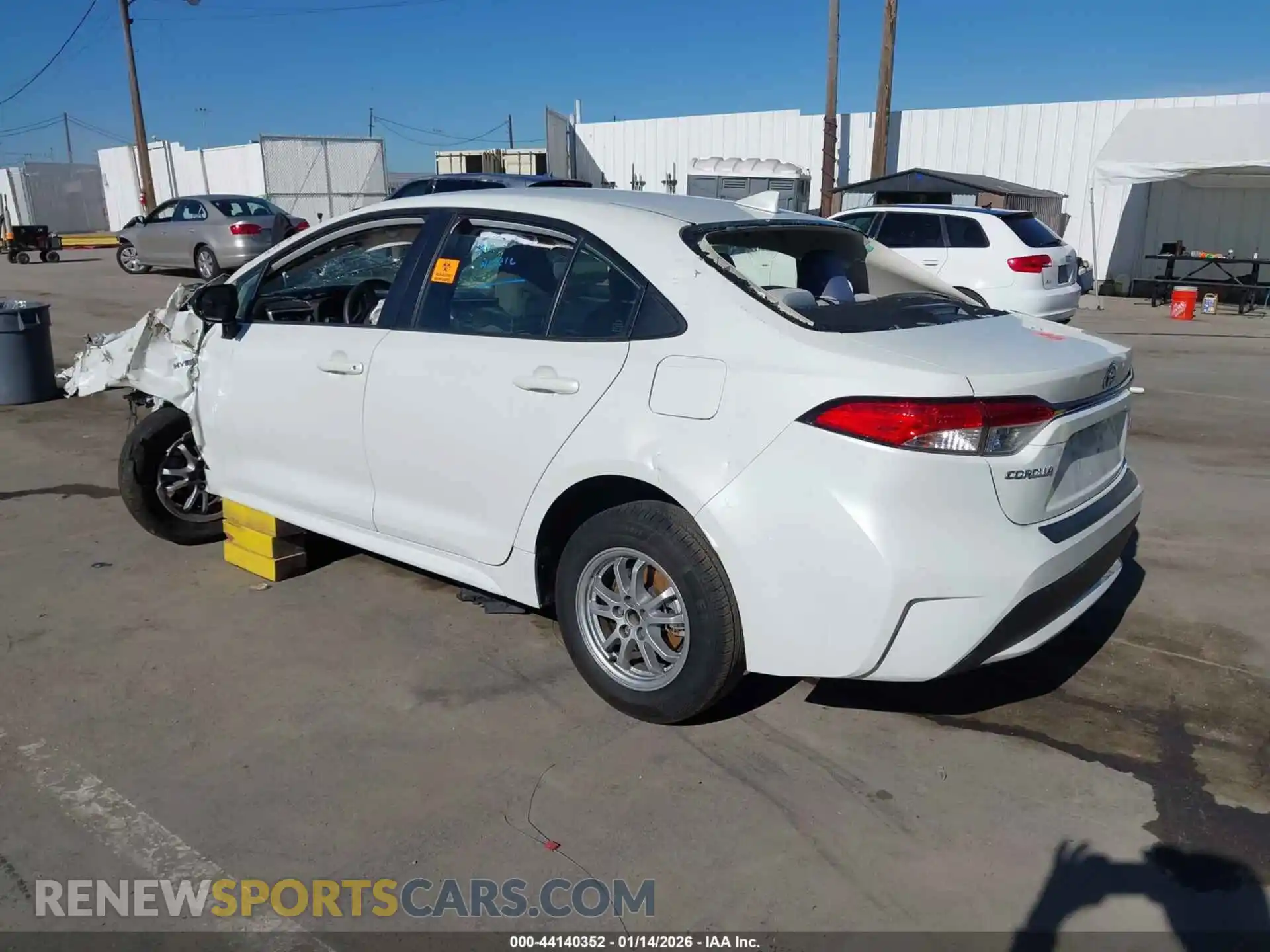 3 Photograph of a damaged car JTDEAMDEXMJ014780 TOYOTA COROLLA 2021