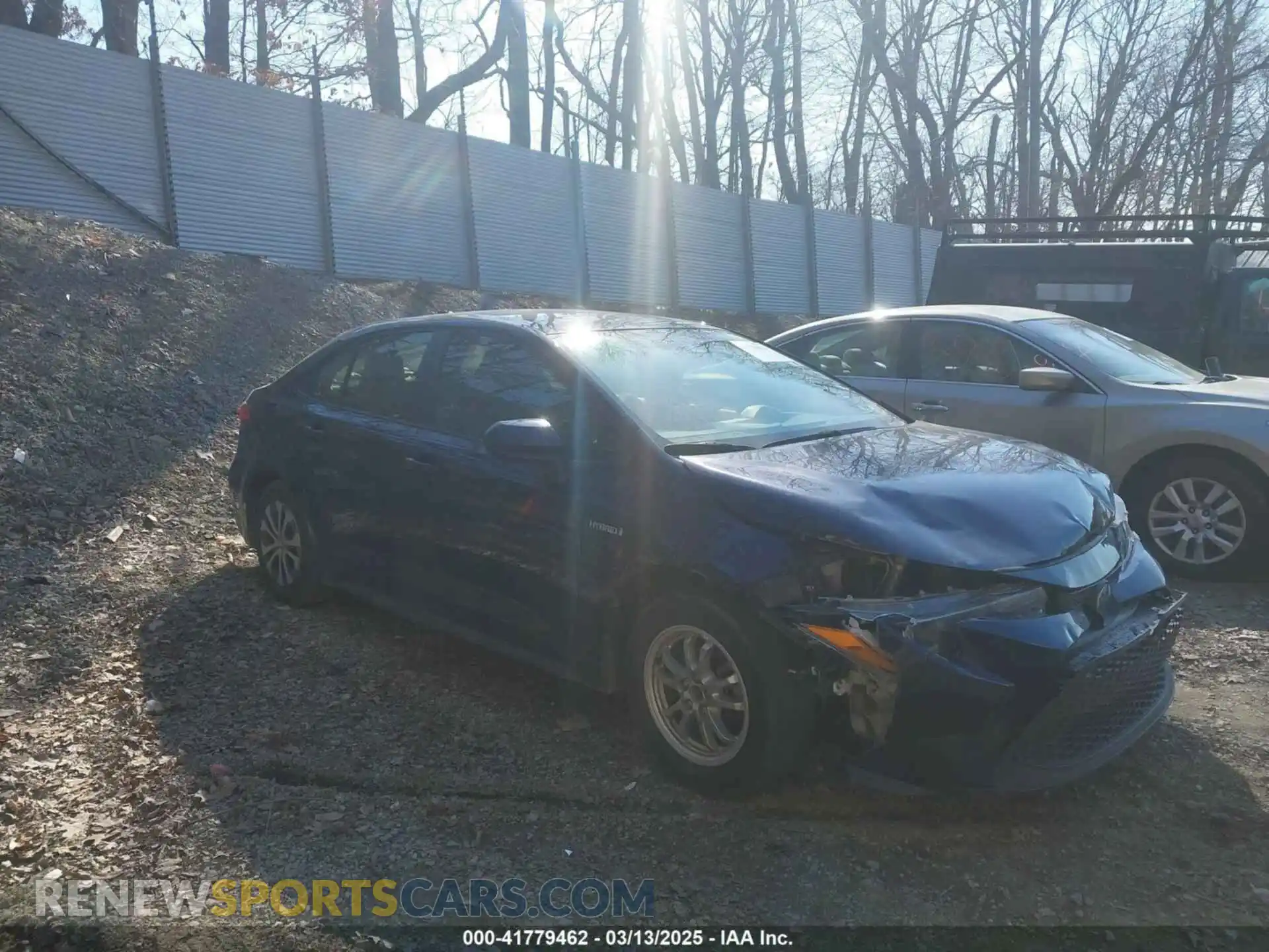 1 Photograph of a damaged car JTDEAMDEXMJ018053 TOYOTA COROLLA 2021