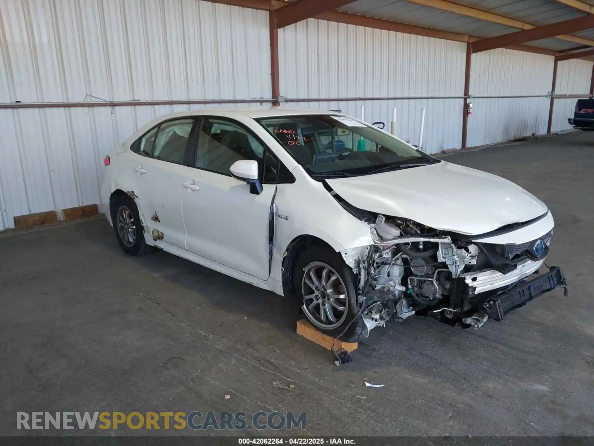 1 fotografías del automóvil dañado JTDEAMDEXMJ020949 TOYOTA COROLLA 2021