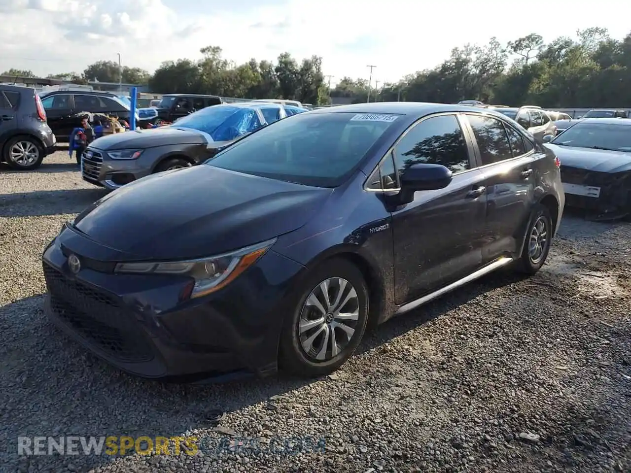 1 Photograph of a damaged car JTDEAMDEXMJ021616 TOYOTA COROLLA 2021