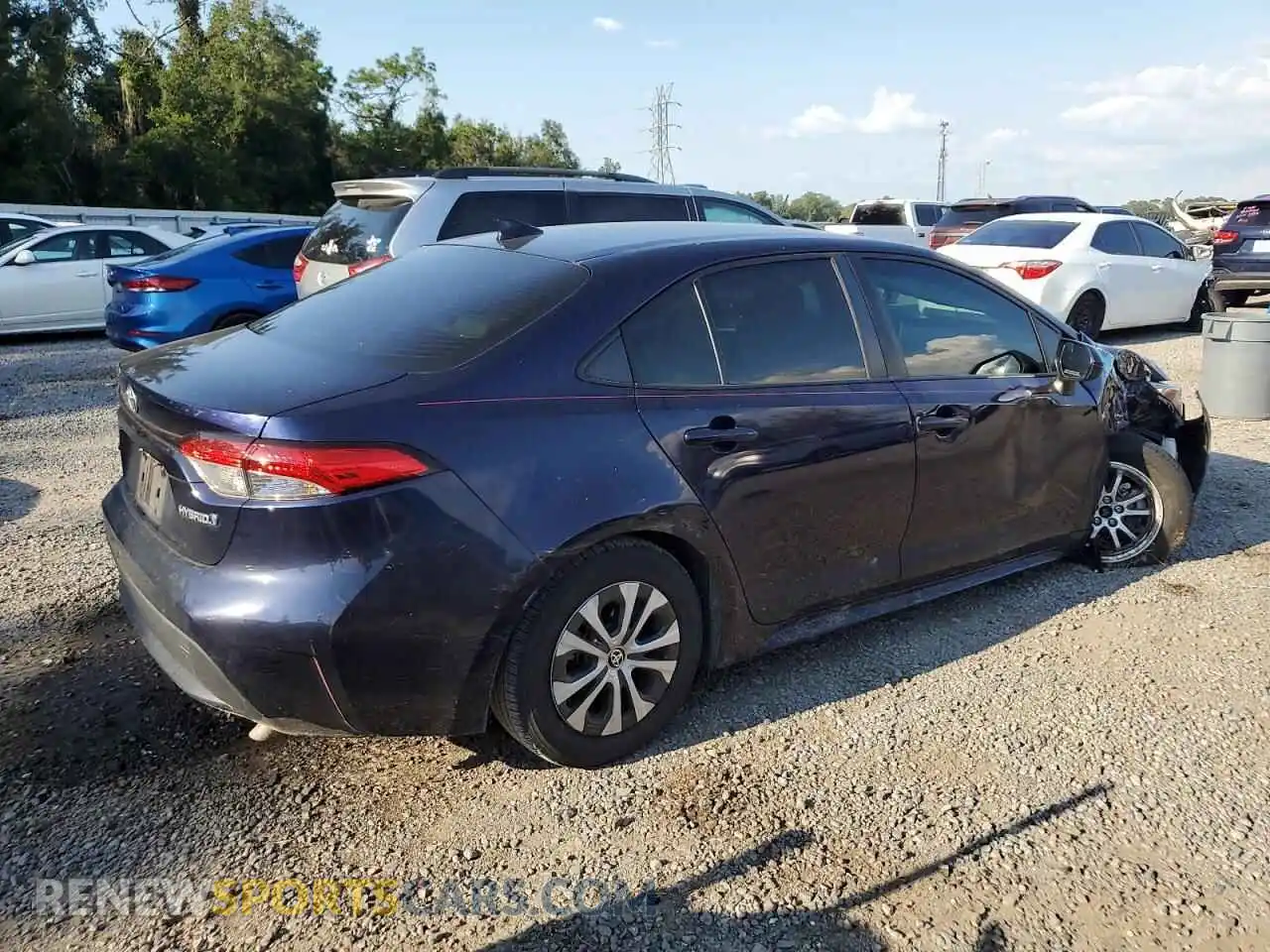 3 Photograph of a damaged car JTDEAMDEXMJ021616 TOYOTA COROLLA 2021