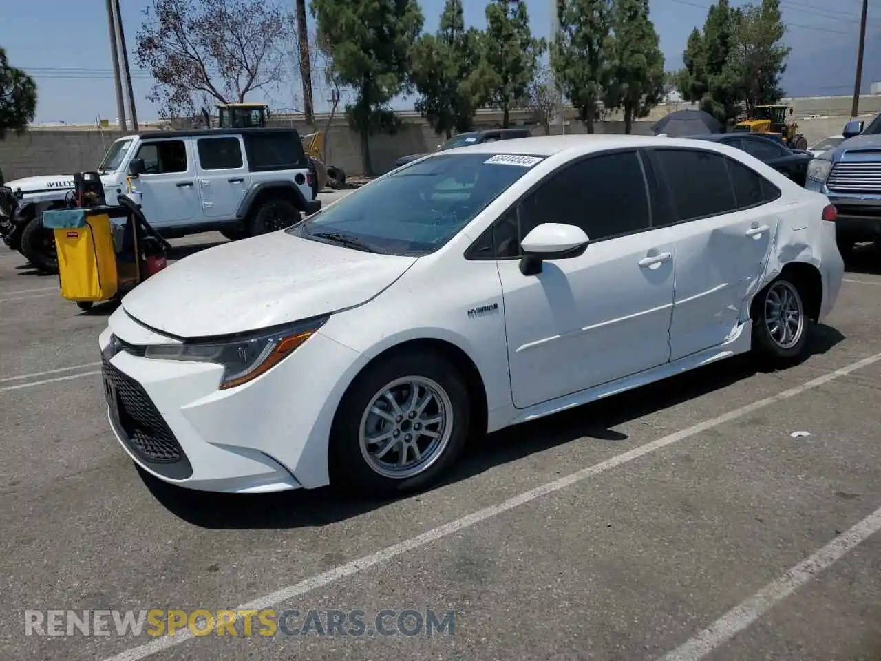1 Photograph of a damaged car JTDEAMDEXMJ021776 TOYOTA COROLLA 2021