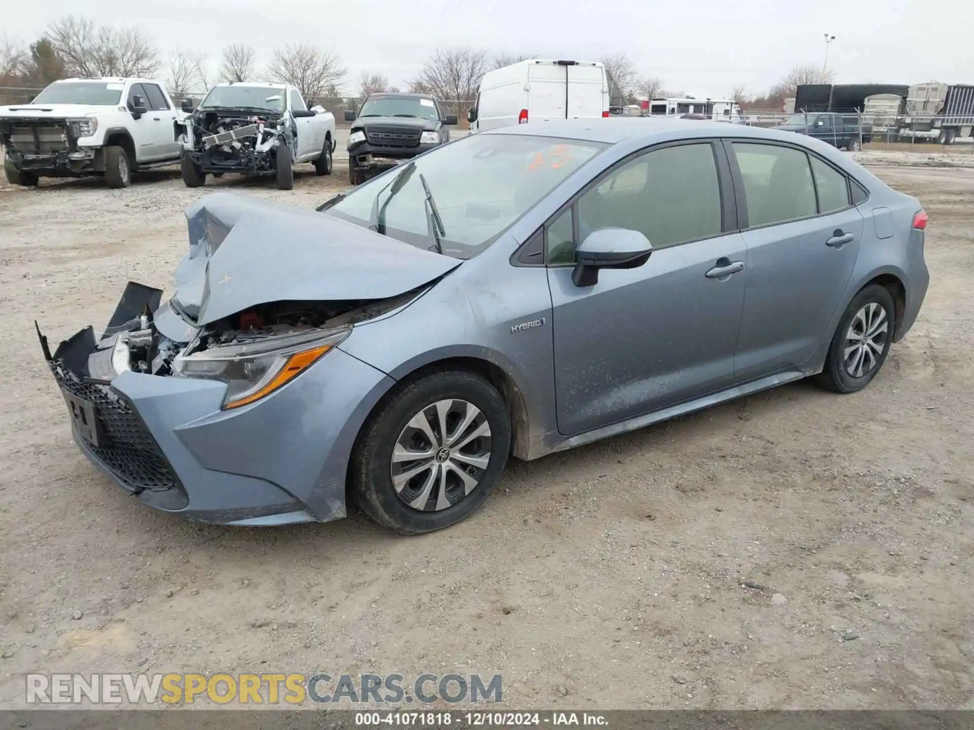 2 Photograph of a damaged car JTDEAMDEXMJ022054 TOYOTA COROLLA 2021