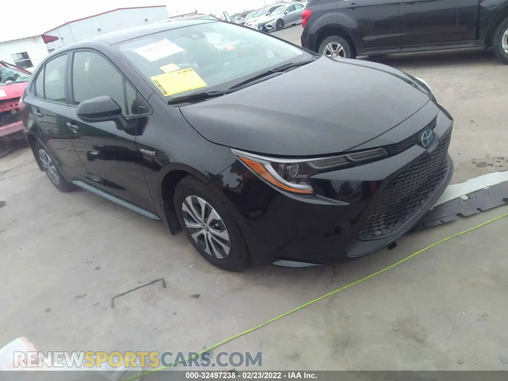 1 Photograph of a damaged car JTDEAMDEXMJ022135 TOYOTA COROLLA 2021