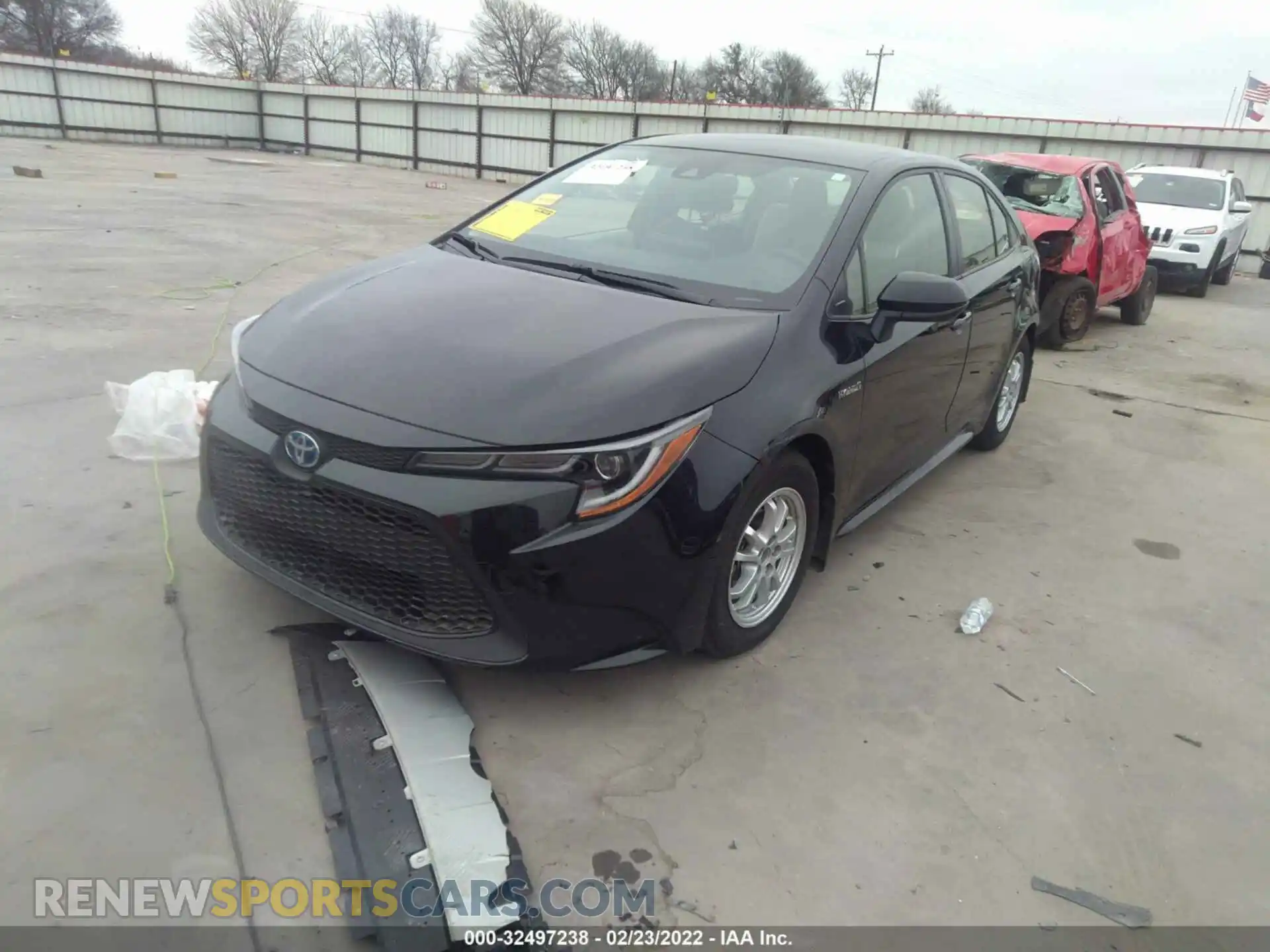 2 Photograph of a damaged car JTDEAMDEXMJ022135 TOYOTA COROLLA 2021