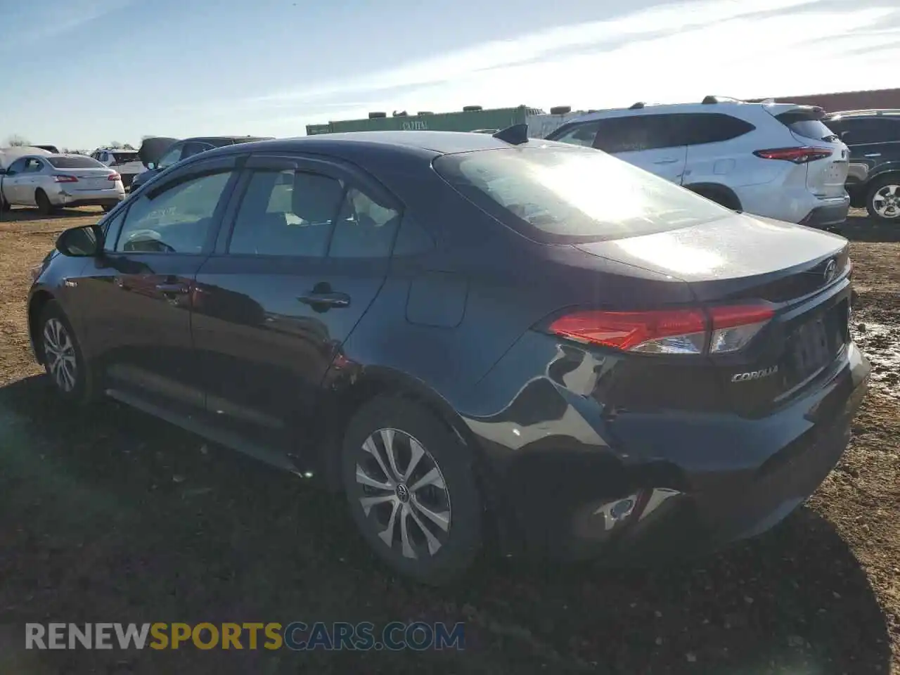 2 Photograph of a damaged car JTDEAMDEXMJ022264 TOYOTA COROLLA 2021
