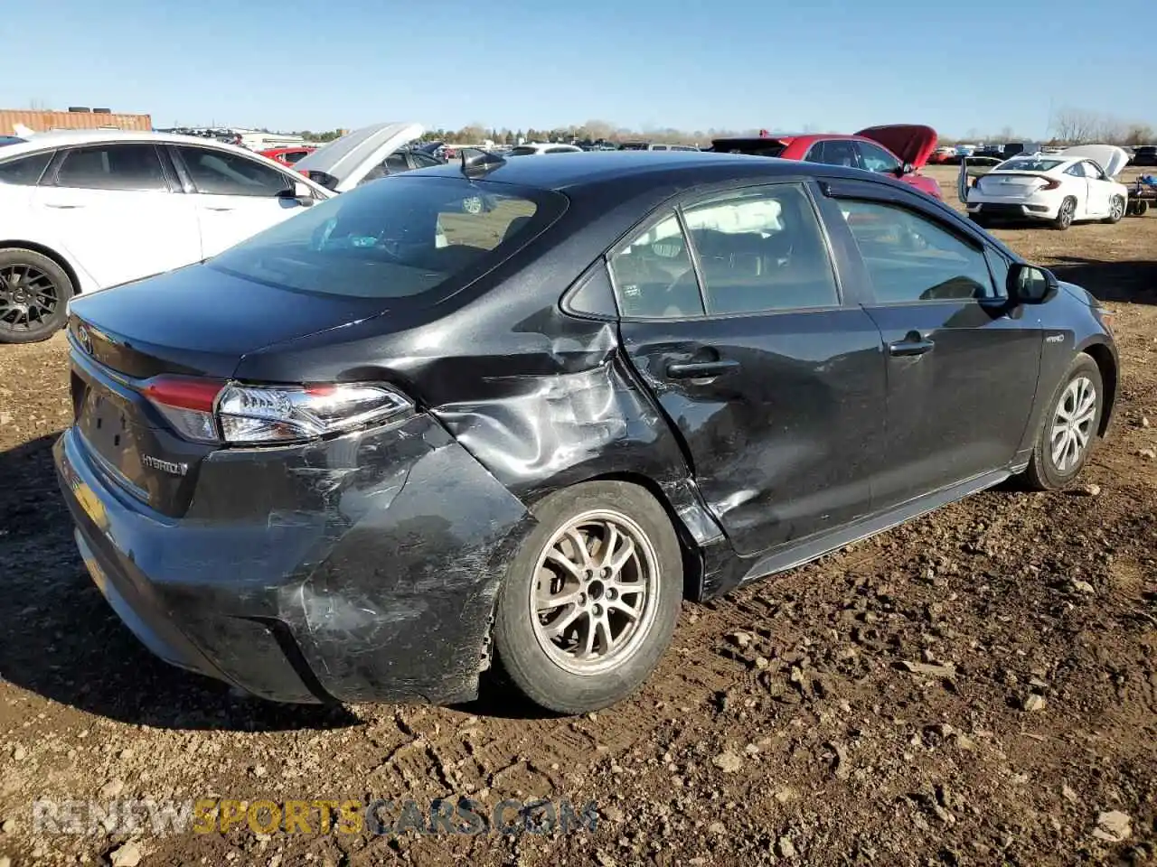 3 Photograph of a damaged car JTDEAMDEXMJ022264 TOYOTA COROLLA 2021
