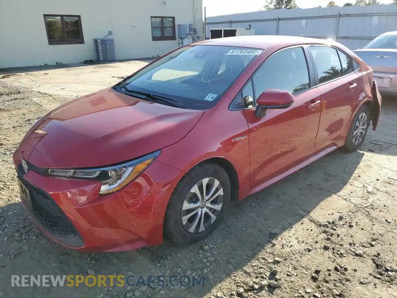 2 Photograph of a damaged car JTDEAMDEXMJ023043 TOYOTA COROLLA 2021