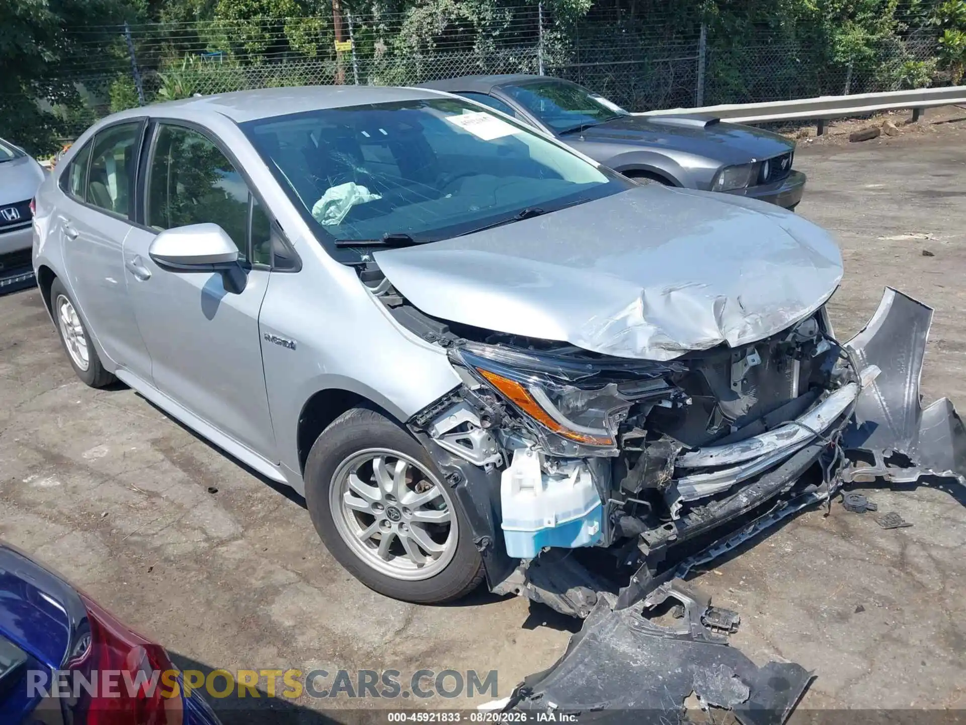 1 Photograph of a damaged car JTDEAMDEXMJ024435 TOYOTA COROLLA 2021