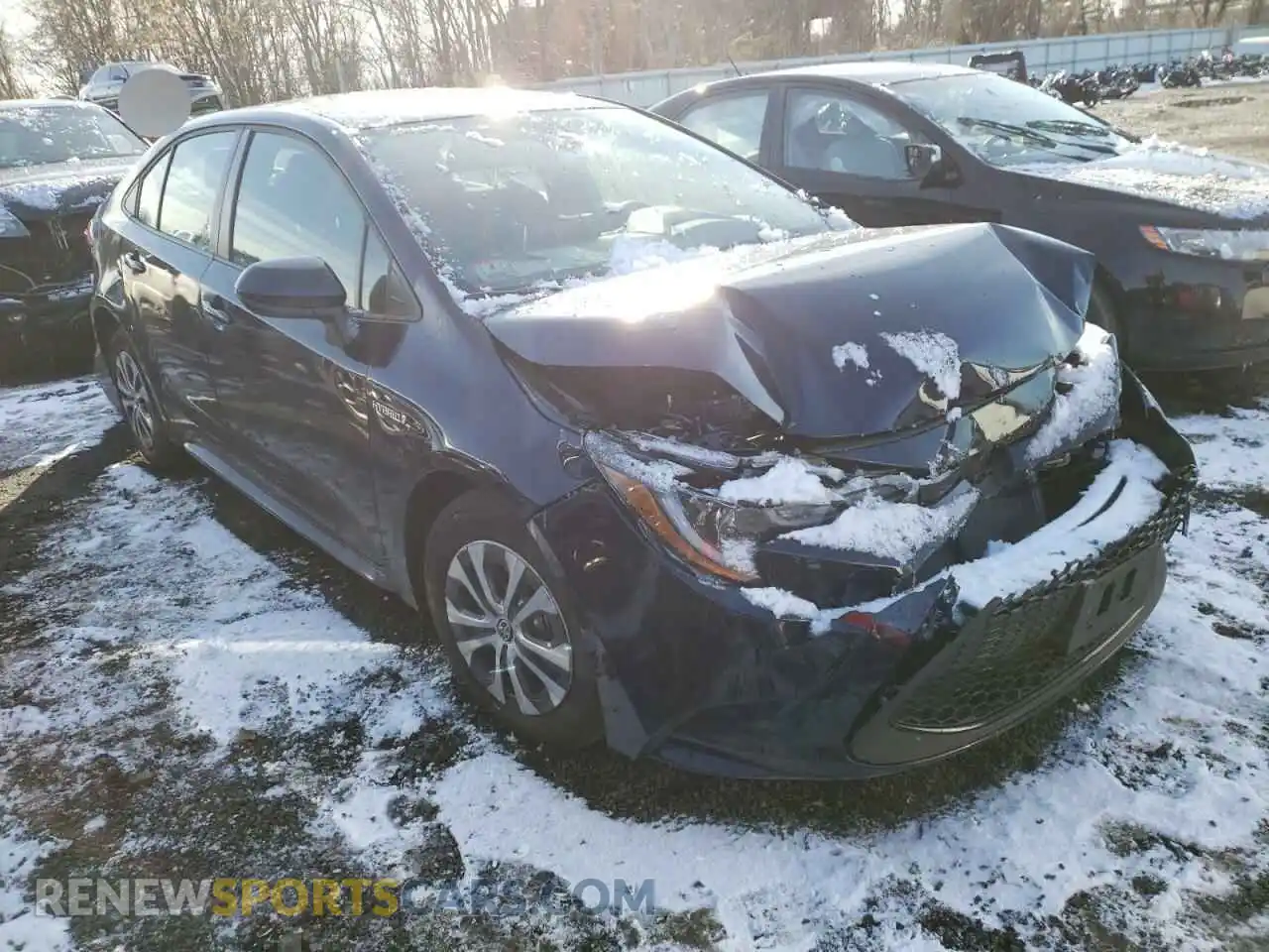 1 Photograph of a damaged car JTDEAMDEXMJ026766 TOYOTA COROLLA 2021