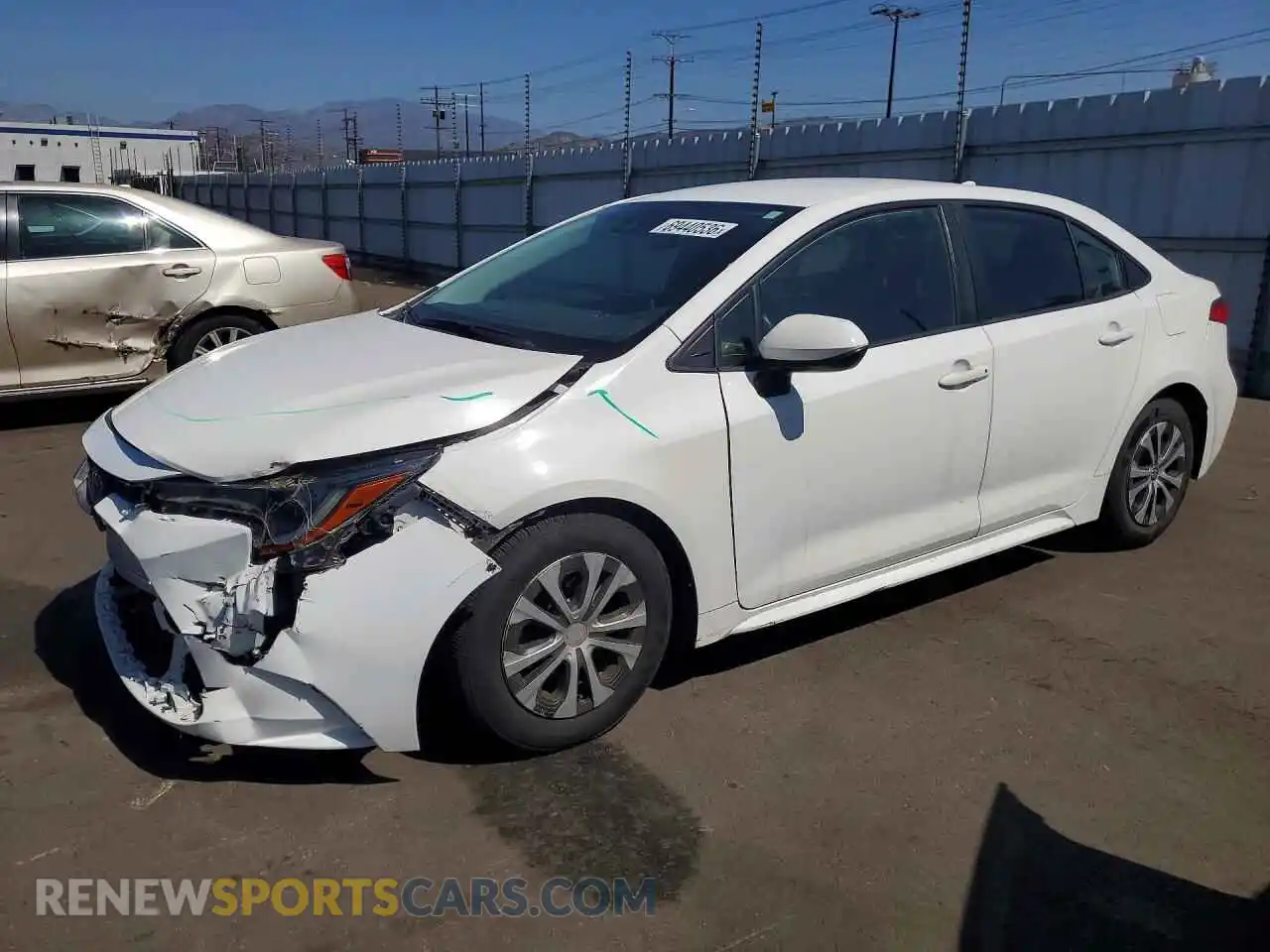 1 fotografías del automóvil dañado JTDEAMDEXMJ026847 TOYOTA COROLLA 2021