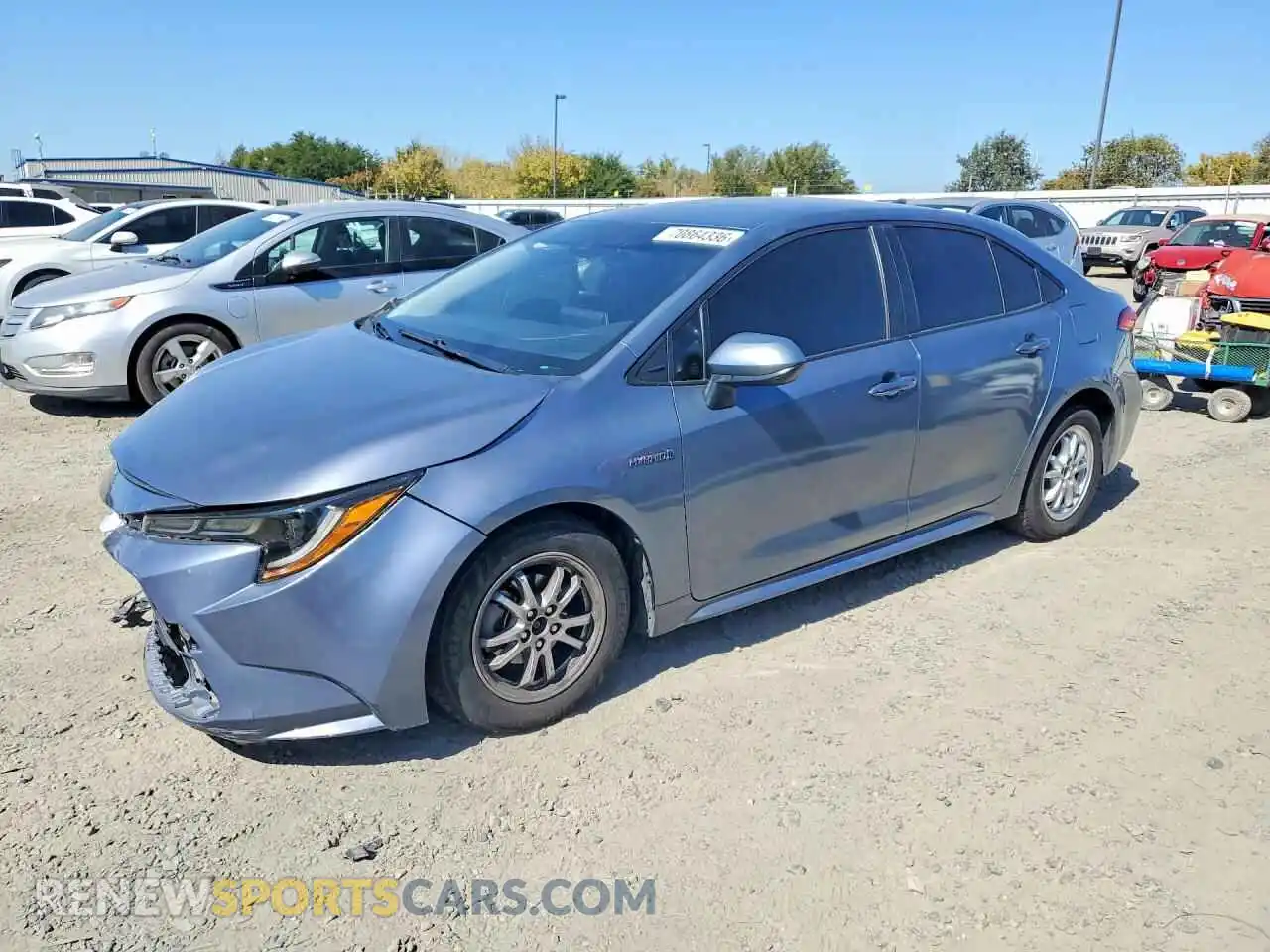 1 Photograph of a damaged car JTDEAMDEXMJ027643 TOYOTA COROLLA 2021