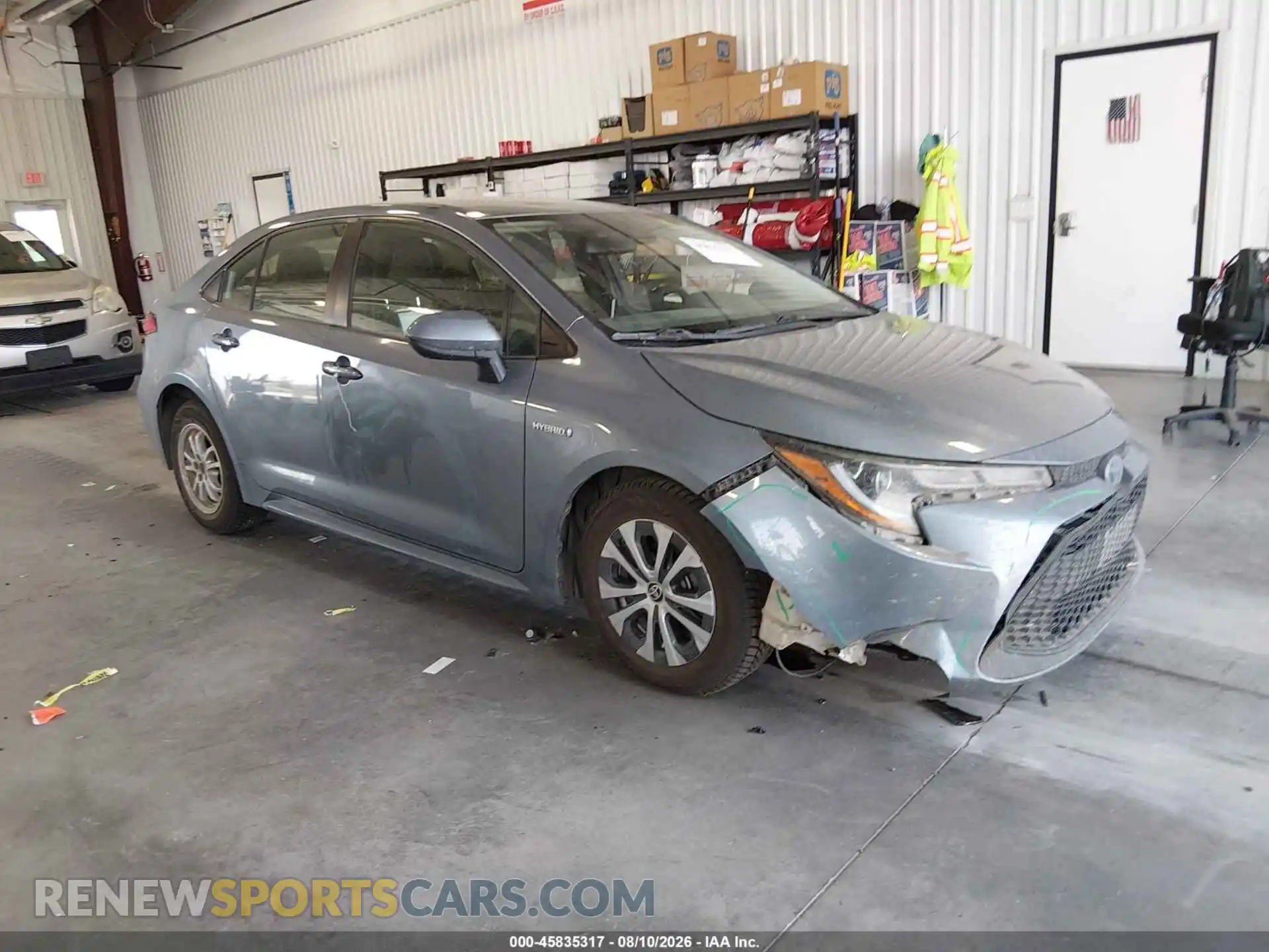 1 fotografías del automóvil dañado JTDEAMDEXMJ031577 TOYOTA COROLLA 2021