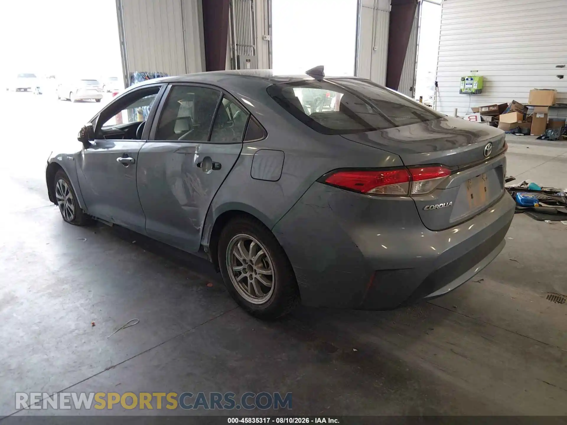 3 fotografías del automóvil dañado JTDEAMDEXMJ031577 TOYOTA COROLLA 2021