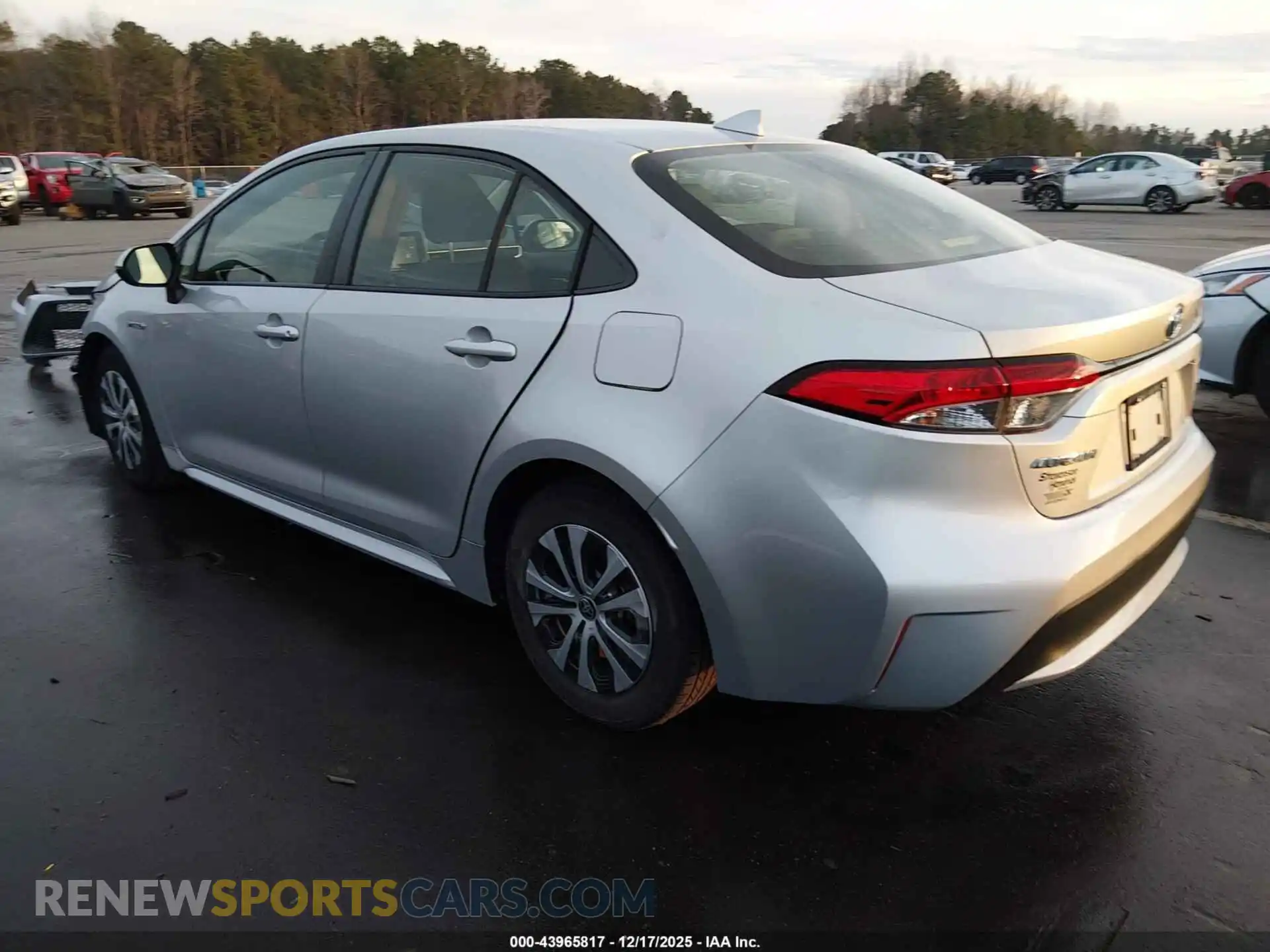3 Photograph of a damaged car JTDEAMDEXMJ034141 TOYOTA COROLLA 2021