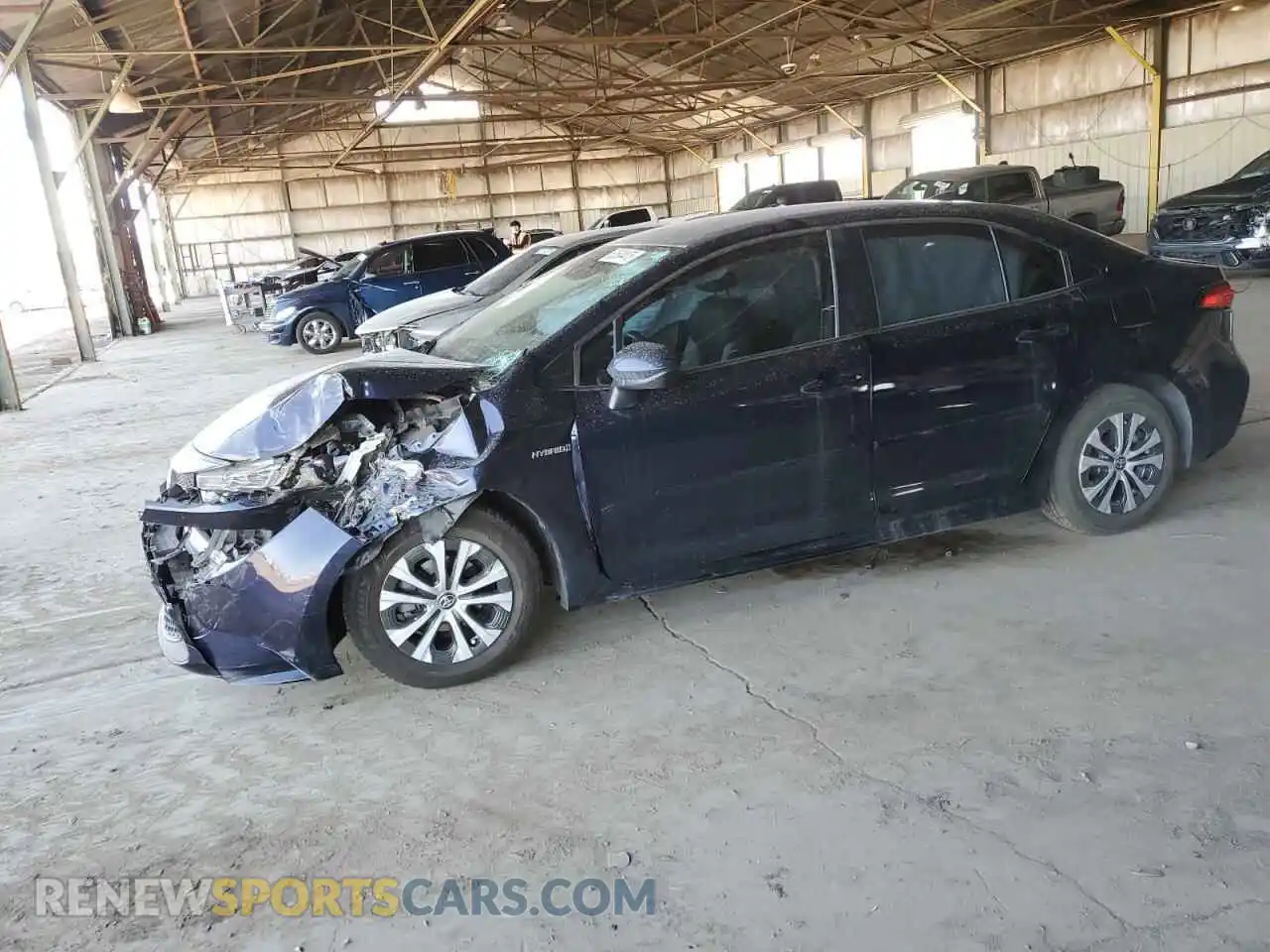 1 Photograph of a damaged car JTDEAMDEXMJ034706 TOYOTA COROLLA 2021