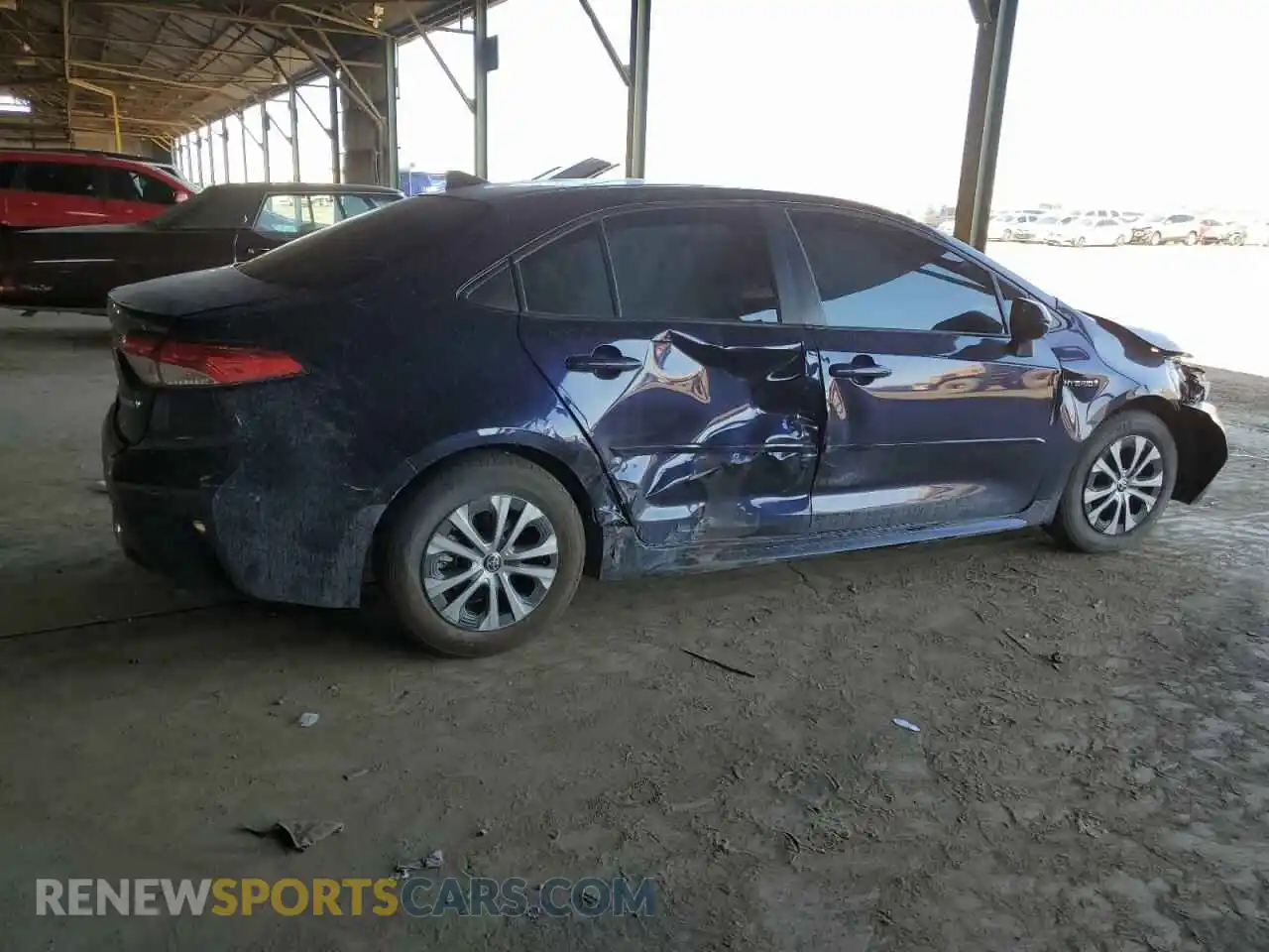 3 Photograph of a damaged car JTDEAMDEXMJ034706 TOYOTA COROLLA 2021