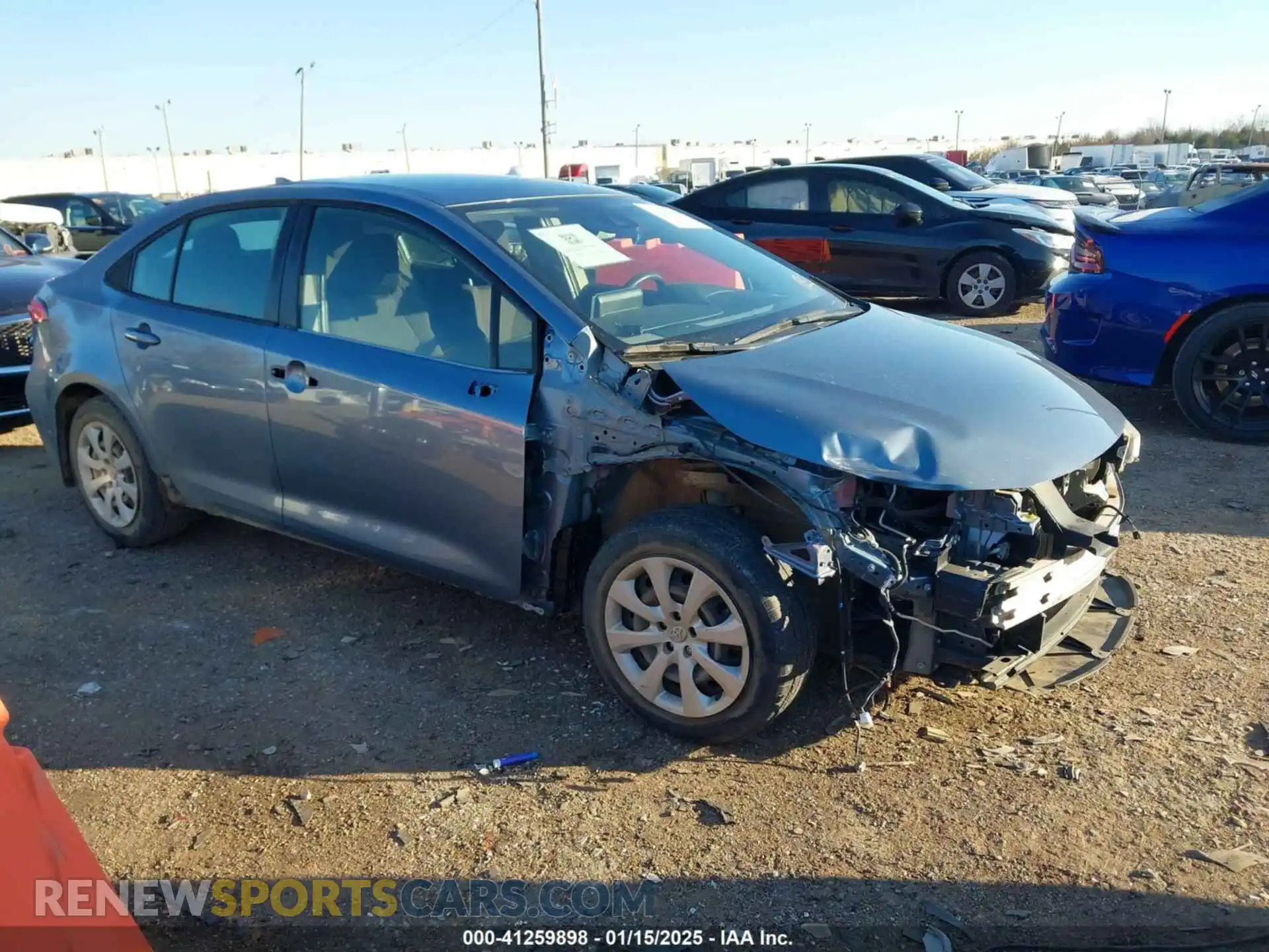 1 Фотография поврежденного автомобиля JTDEPMAE0MJ117774 TOYOTA COROLLA 2021