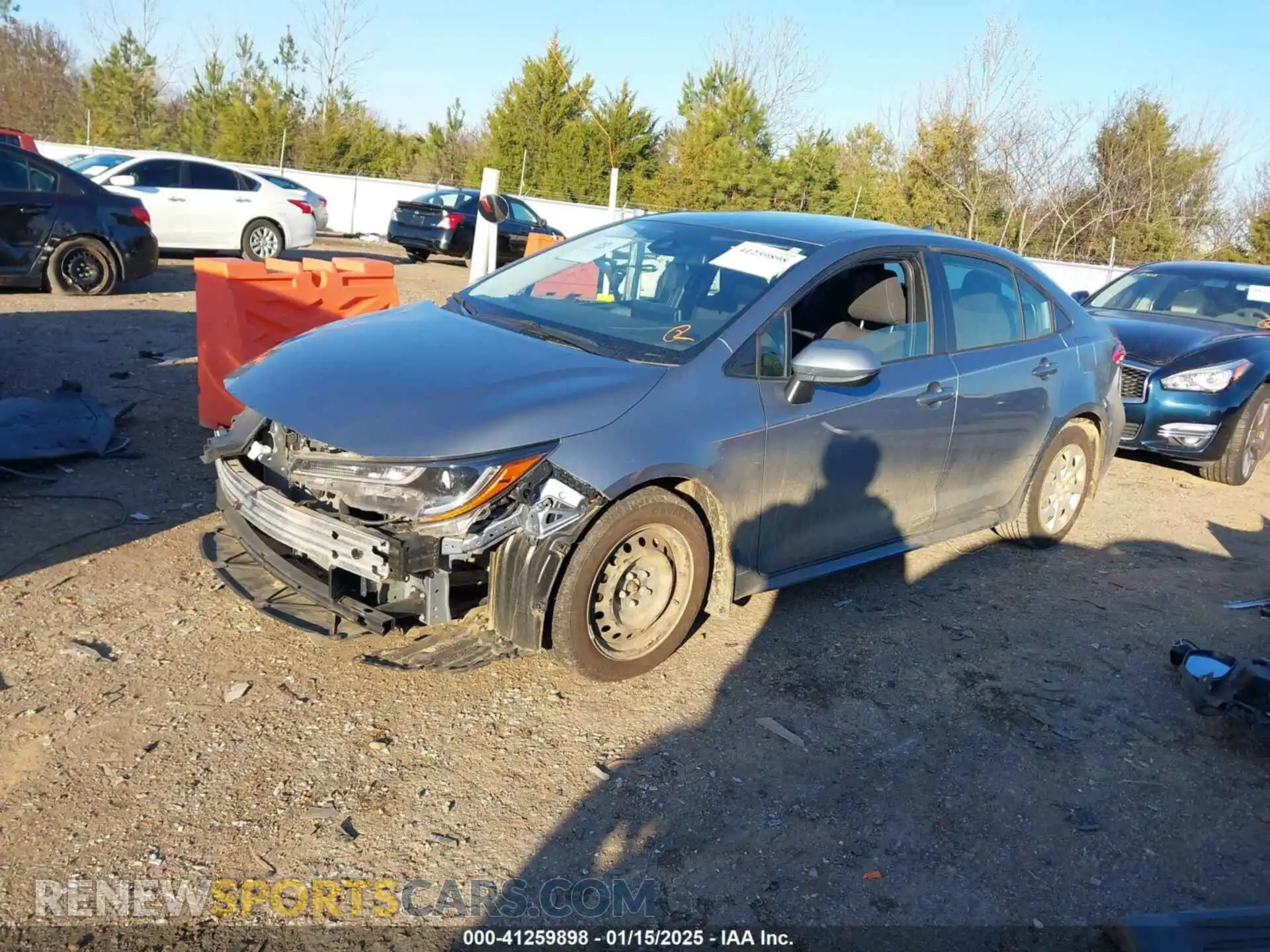 2 Фотография поврежденного автомобиля JTDEPMAE0MJ117774 TOYOTA COROLLA 2021