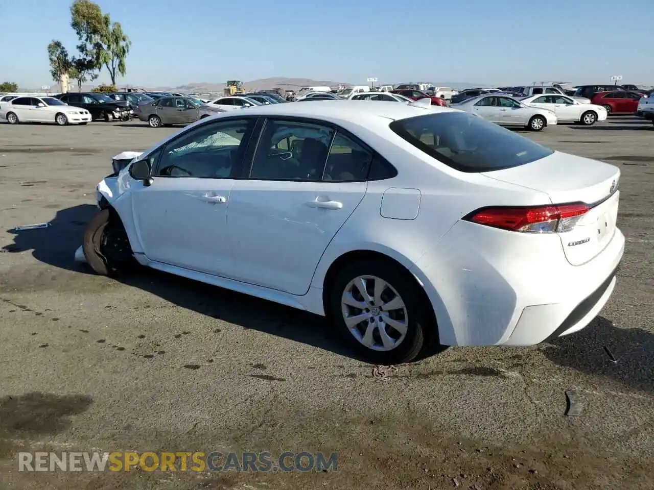 2 Photograph of a damaged car JTDEPMAE0MJ118049 TOYOTA COROLLA 2021