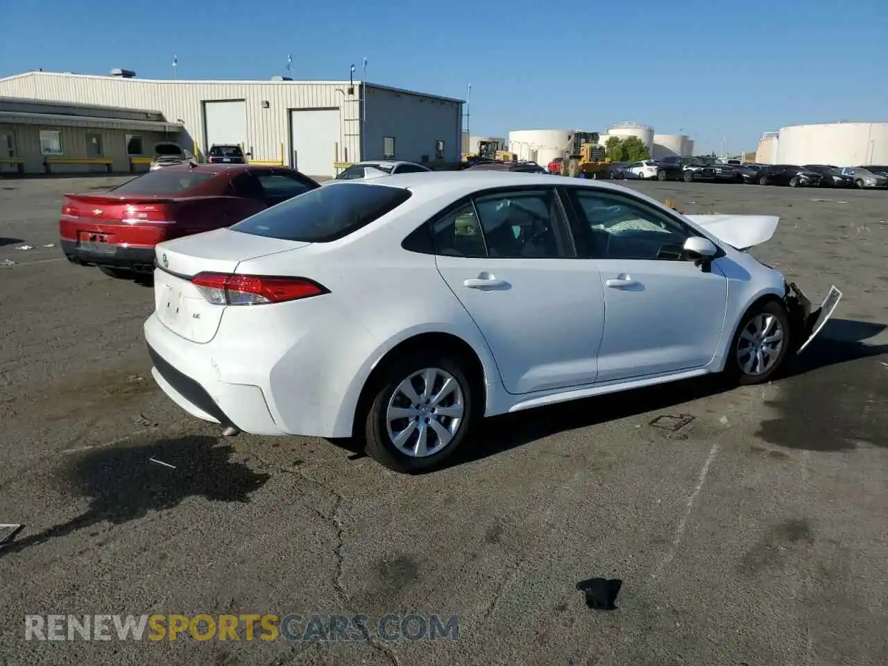 3 Photograph of a damaged car JTDEPMAE0MJ118049 TOYOTA COROLLA 2021