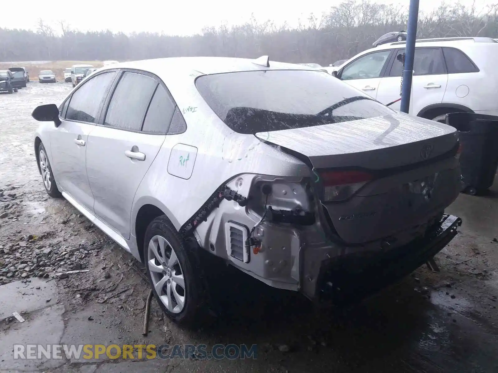 3 Photograph of a damaged car JTDEPMAE0MJ118942 TOYOTA COROLLA 2021