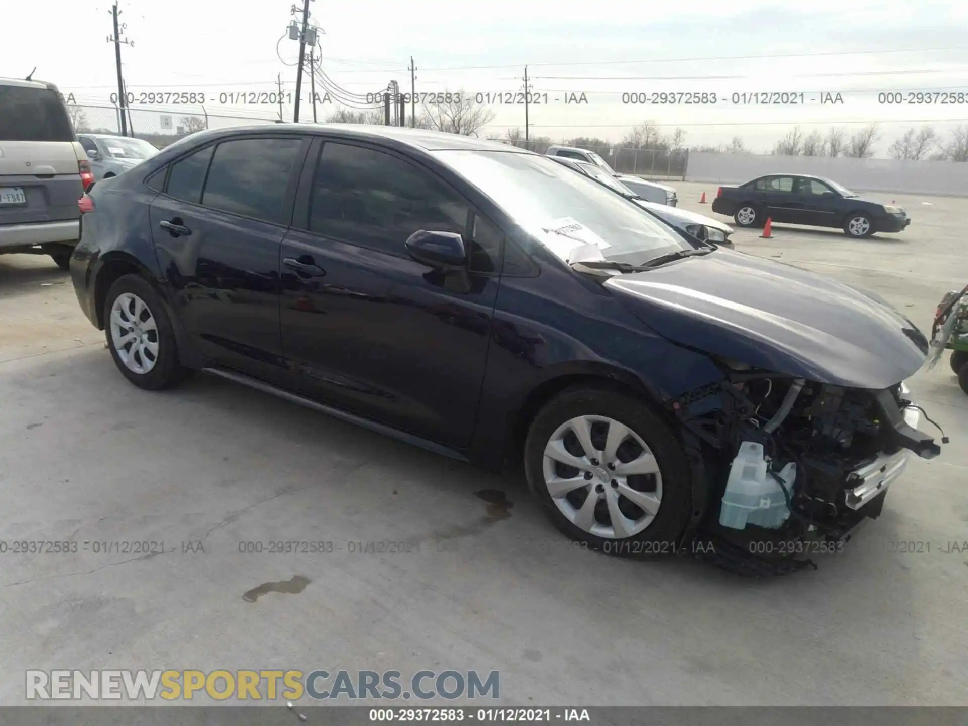 1 Фотография поврежденного автомобиля JTDEPMAE0MJ119718 TOYOTA COROLLA 2021