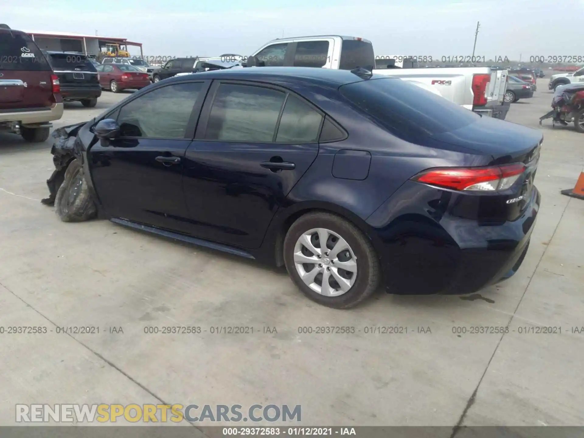 3 Фотография поврежденного автомобиля JTDEPMAE0MJ119718 TOYOTA COROLLA 2021