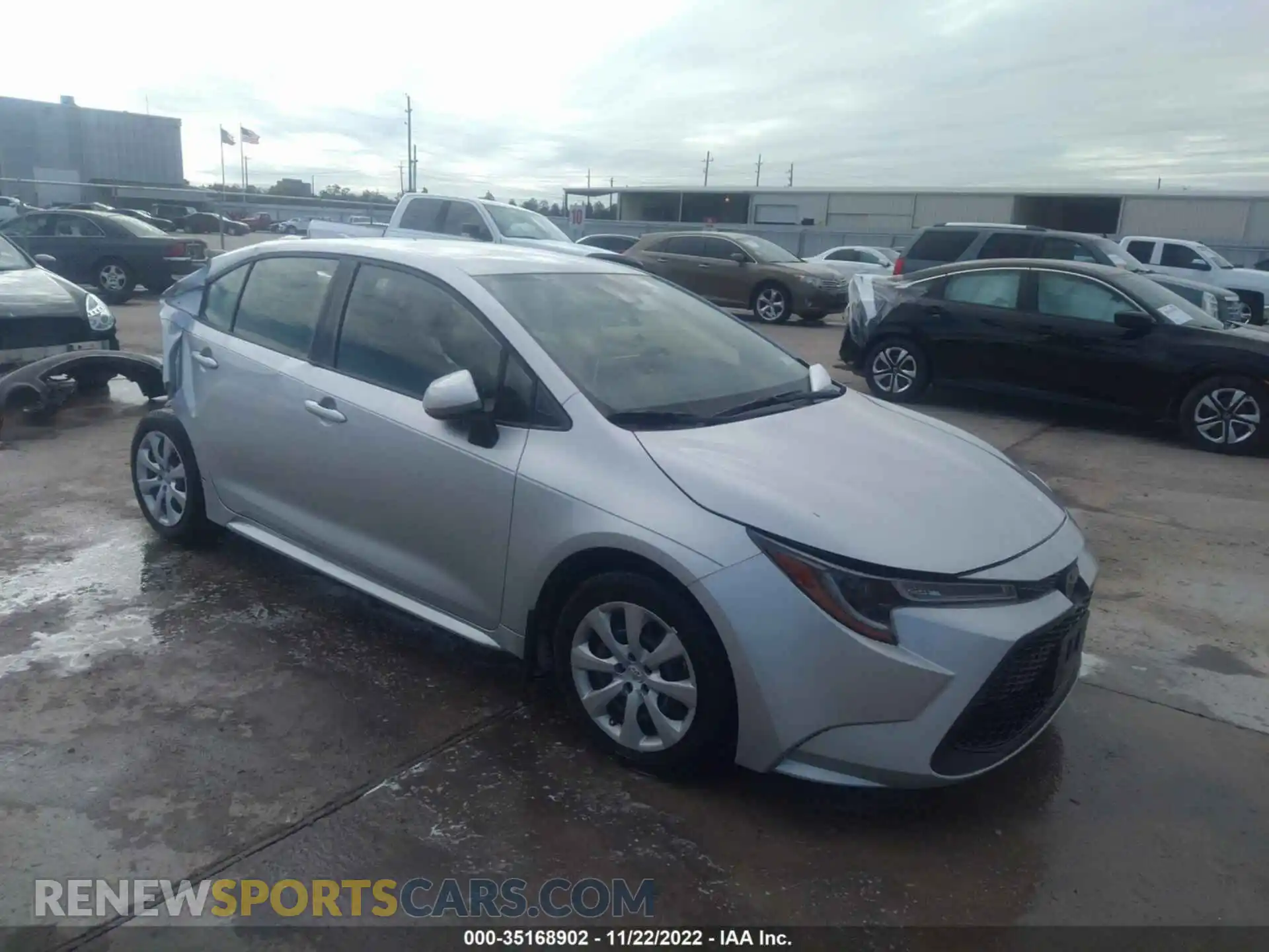 1 Photograph of a damaged car JTDEPMAE0MJ121310 TOYOTA COROLLA 2021