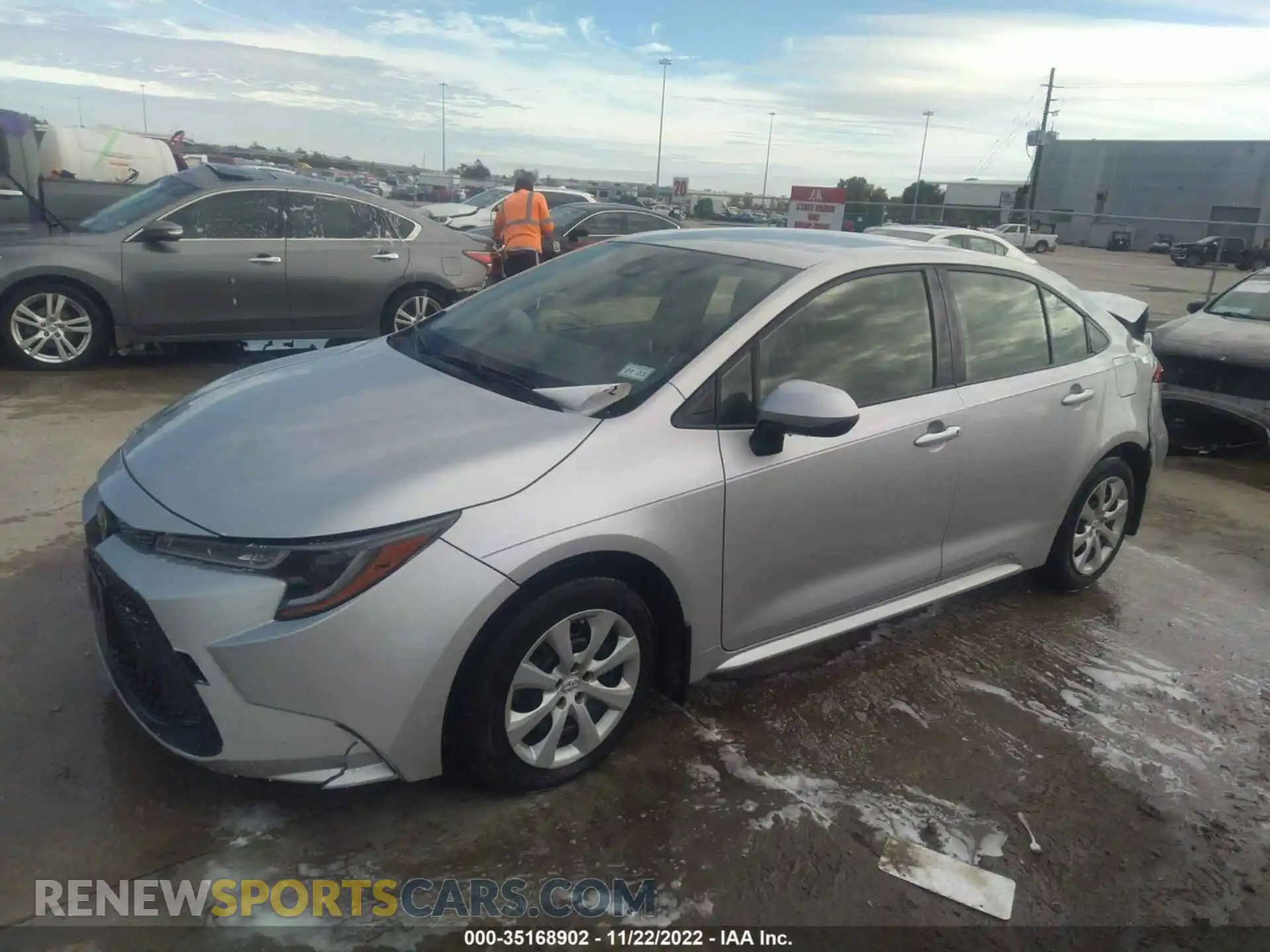 2 Photograph of a damaged car JTDEPMAE0MJ121310 TOYOTA COROLLA 2021