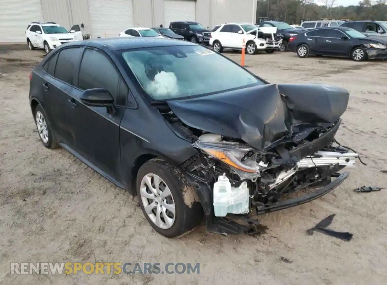 1 Photograph of a damaged car JTDEPMAE0MJ125874 TOYOTA COROLLA 2021