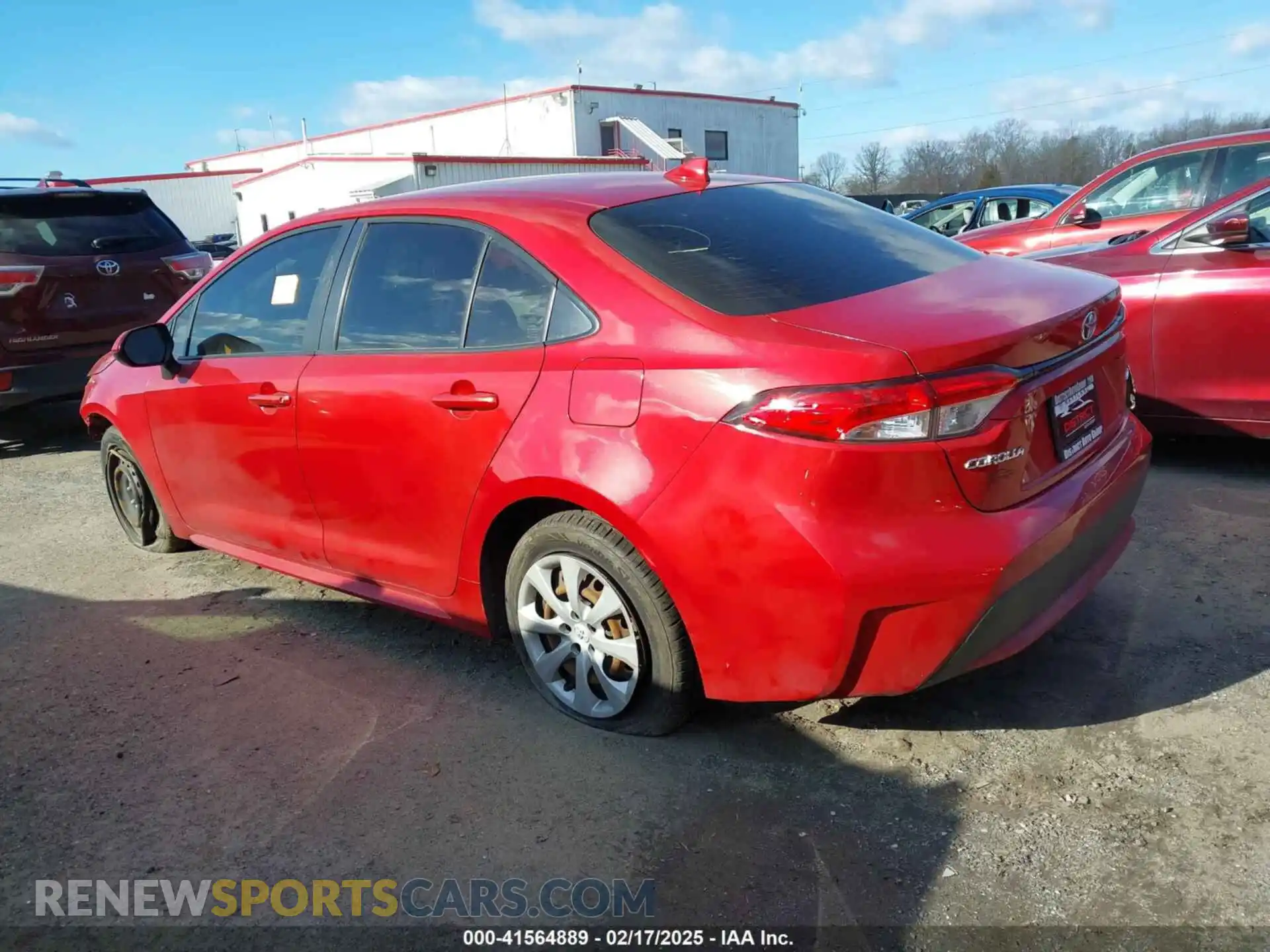 3 Photograph of a damaged car JTDEPMAE0MJ126653 TOYOTA COROLLA 2021