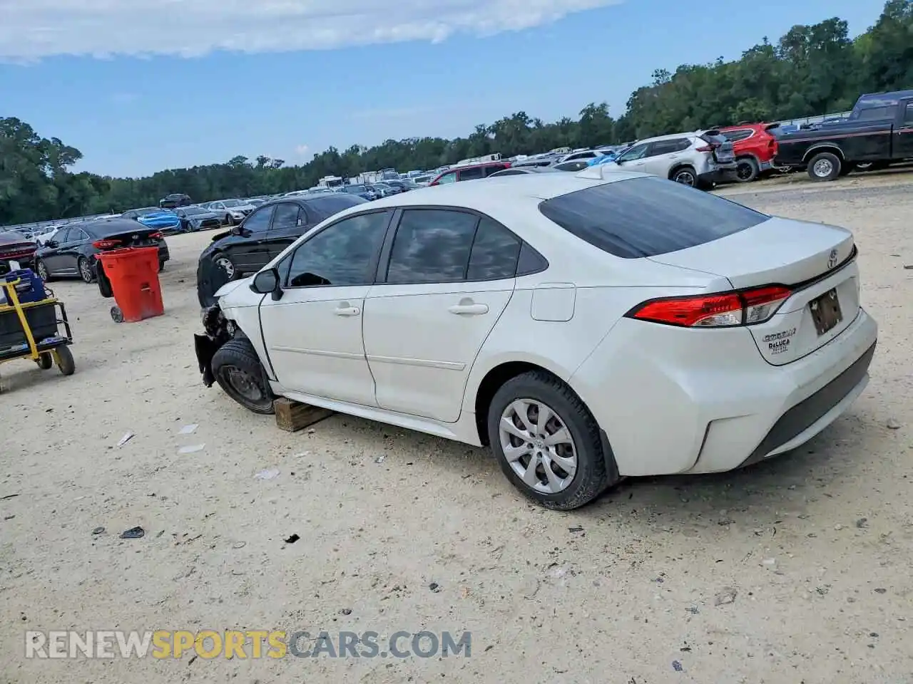 2 Photograph of a damaged car JTDEPMAE0MJ126717 TOYOTA COROLLA 2021