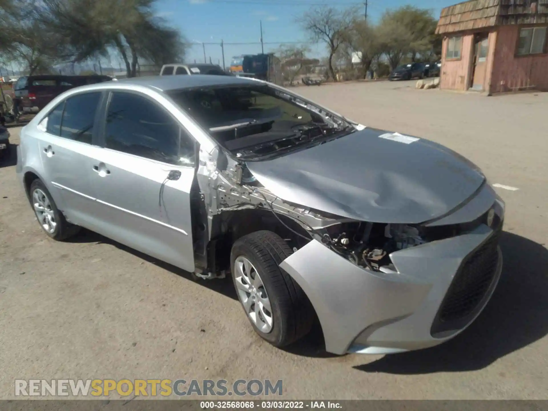 1 fotografías del automóvil dañado JTDEPMAE0MJ126846 TOYOTA COROLLA 2021