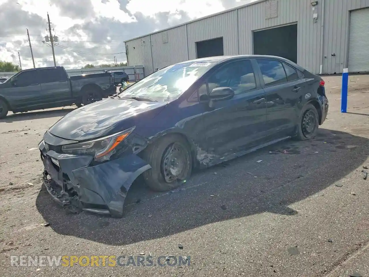 1 Photograph of a damaged car JTDEPMAE0MJ126930 TOYOTA COROLLA 2021