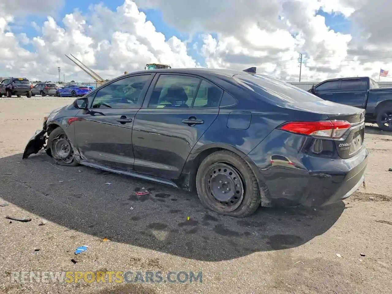 2 Photograph of a damaged car JTDEPMAE0MJ126930 TOYOTA COROLLA 2021