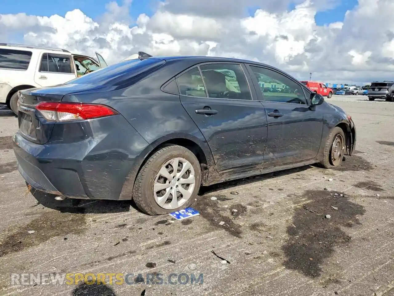3 Photograph of a damaged car JTDEPMAE0MJ126930 TOYOTA COROLLA 2021